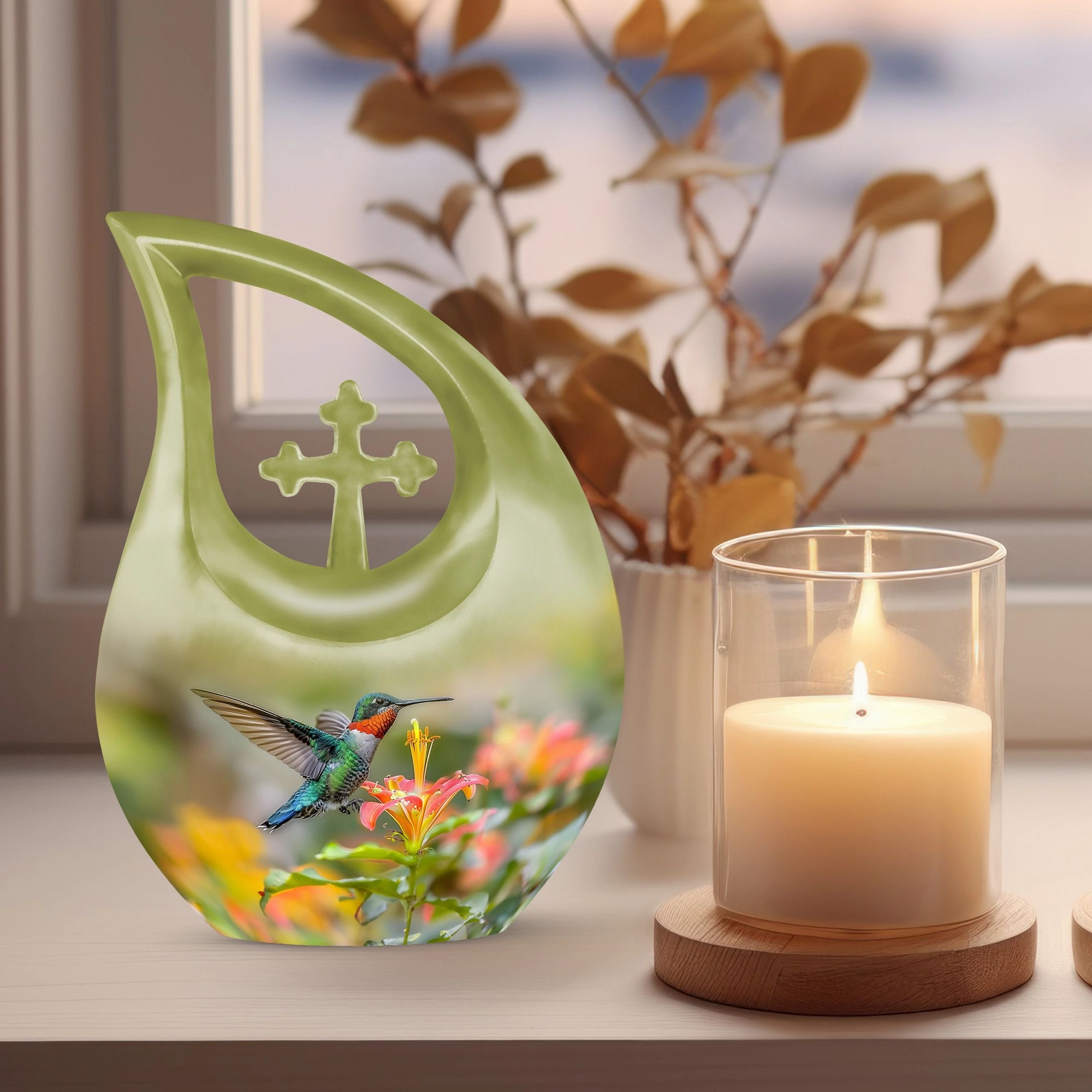 Bird Urn: Container For Cremated Adult Human Ashes