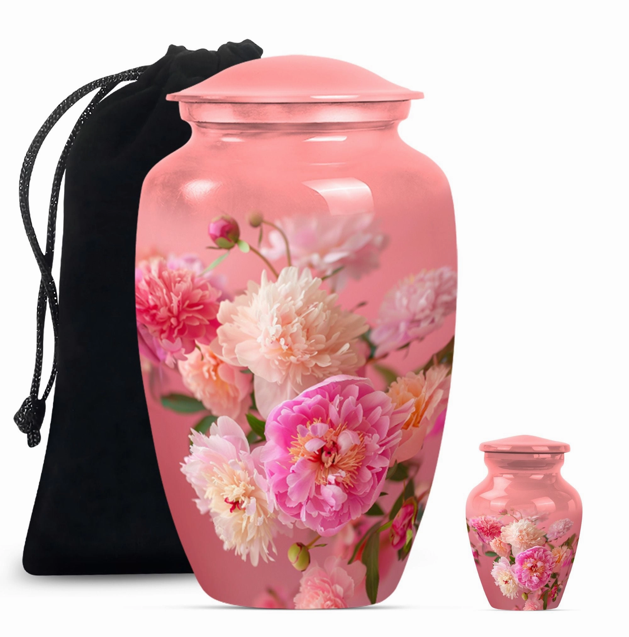 Blooming Meadows Memorial Adult Urn - Flower Themed Tranquil