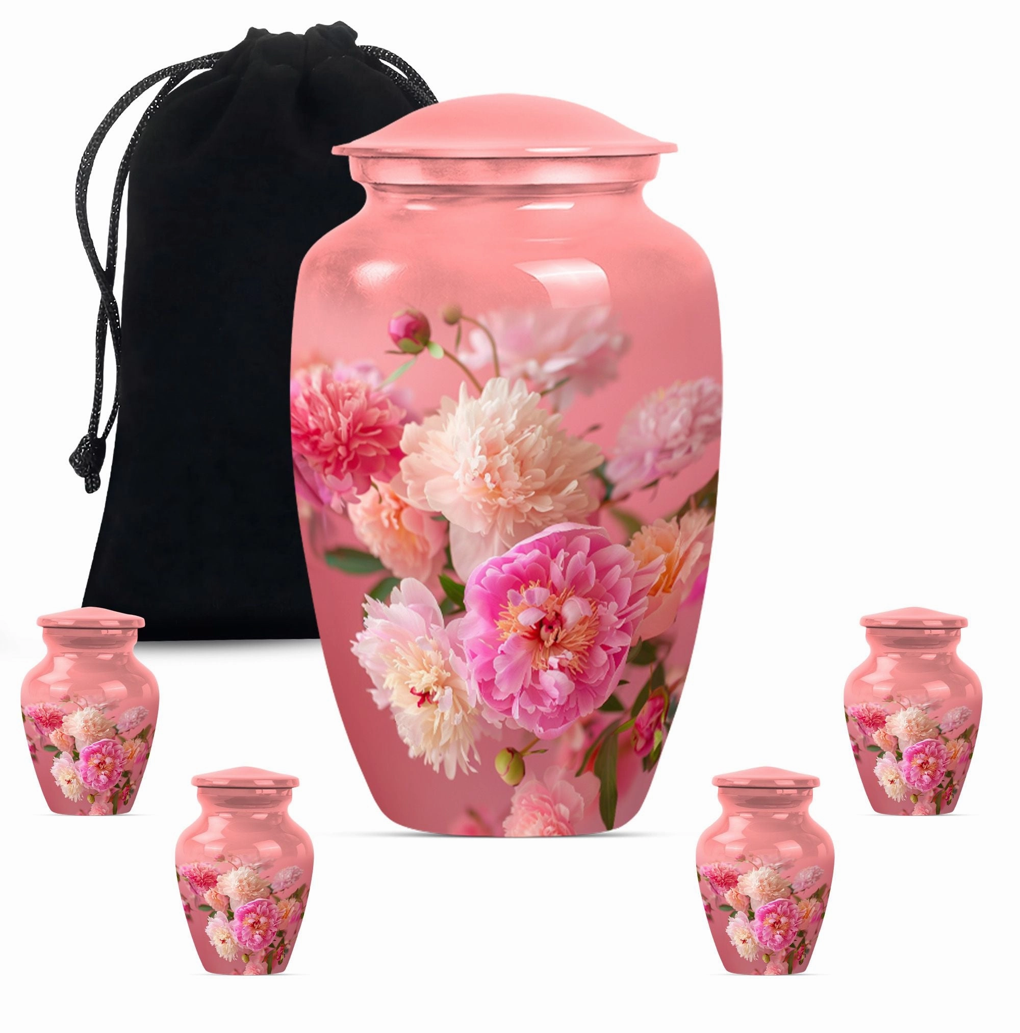 Blooming Meadows Memorial Adult Urn - Flower Themed Tranquil
