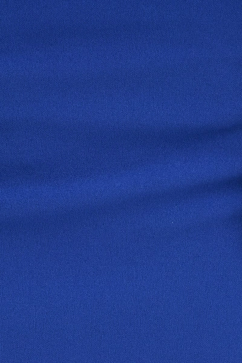 Blue Slip Mini Skirt