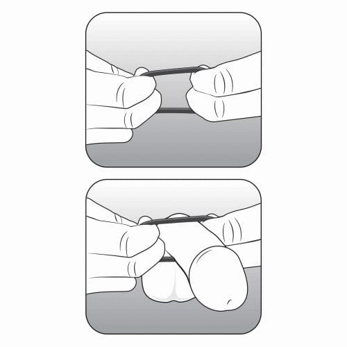 Blush Novelties - Performance VS4 Pure Premium Silicone Cock Ring Set (Black)