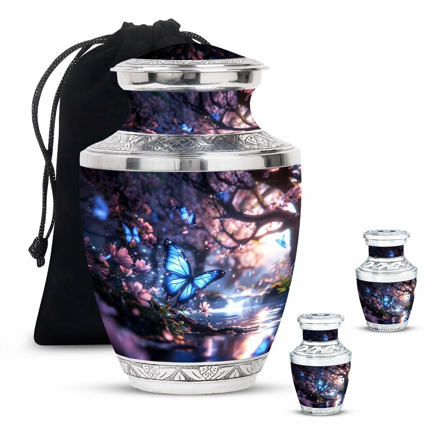 Butterfly Cremation Decorative Urns For Human Ashes Memorial & Funeral Urn
