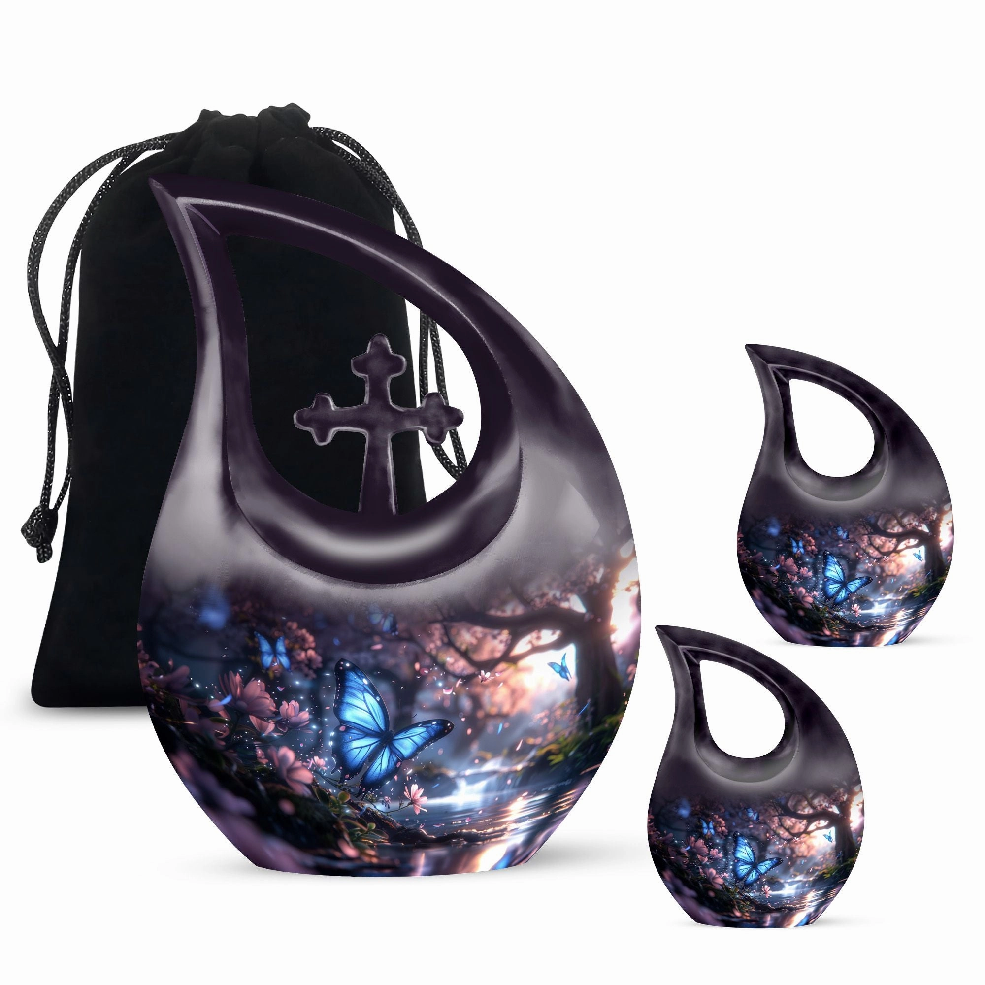 Butterfly Cremation Decorative Urns For Human Ashes Memorial & Funeral Urn