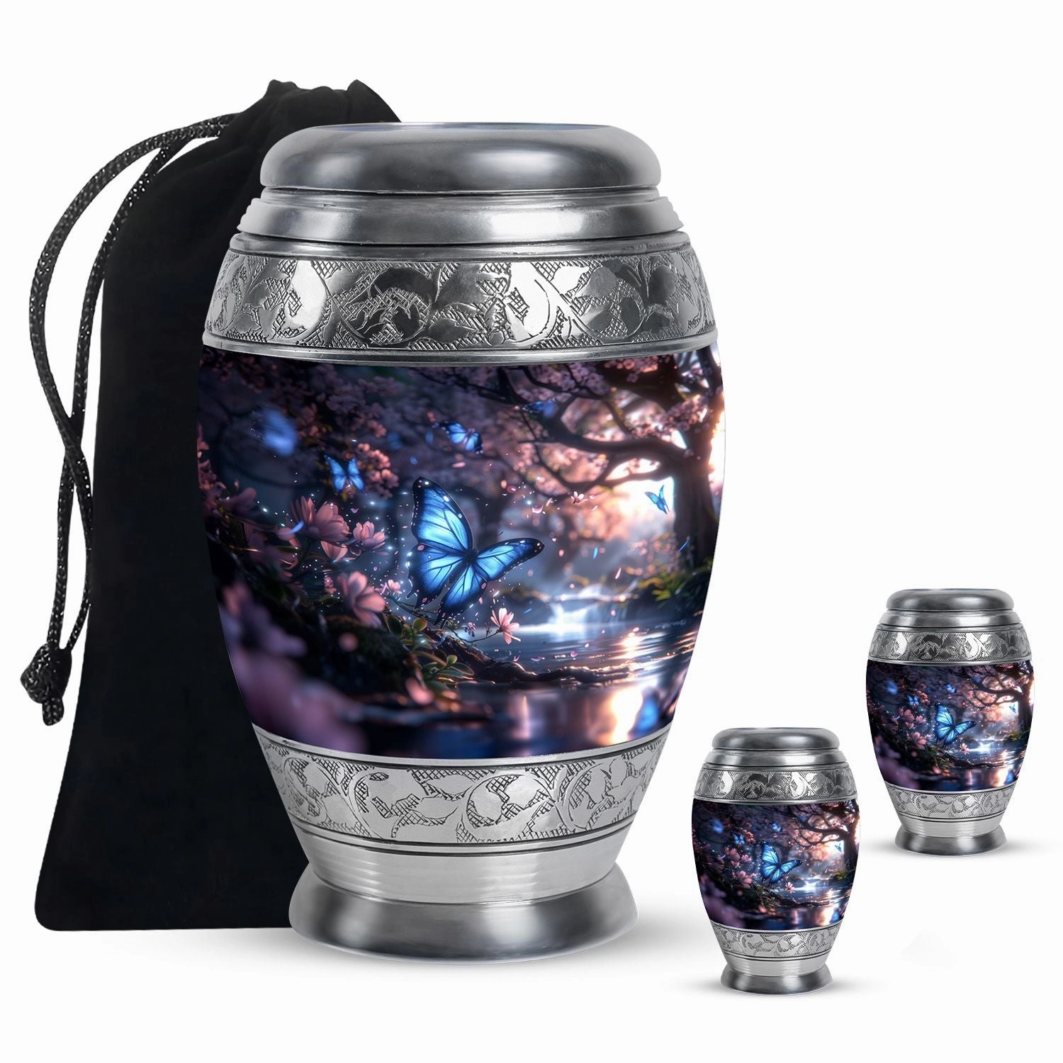 Butterfly Cremation Decorative Urns For Human Ashes Memorial & Funeral Urn