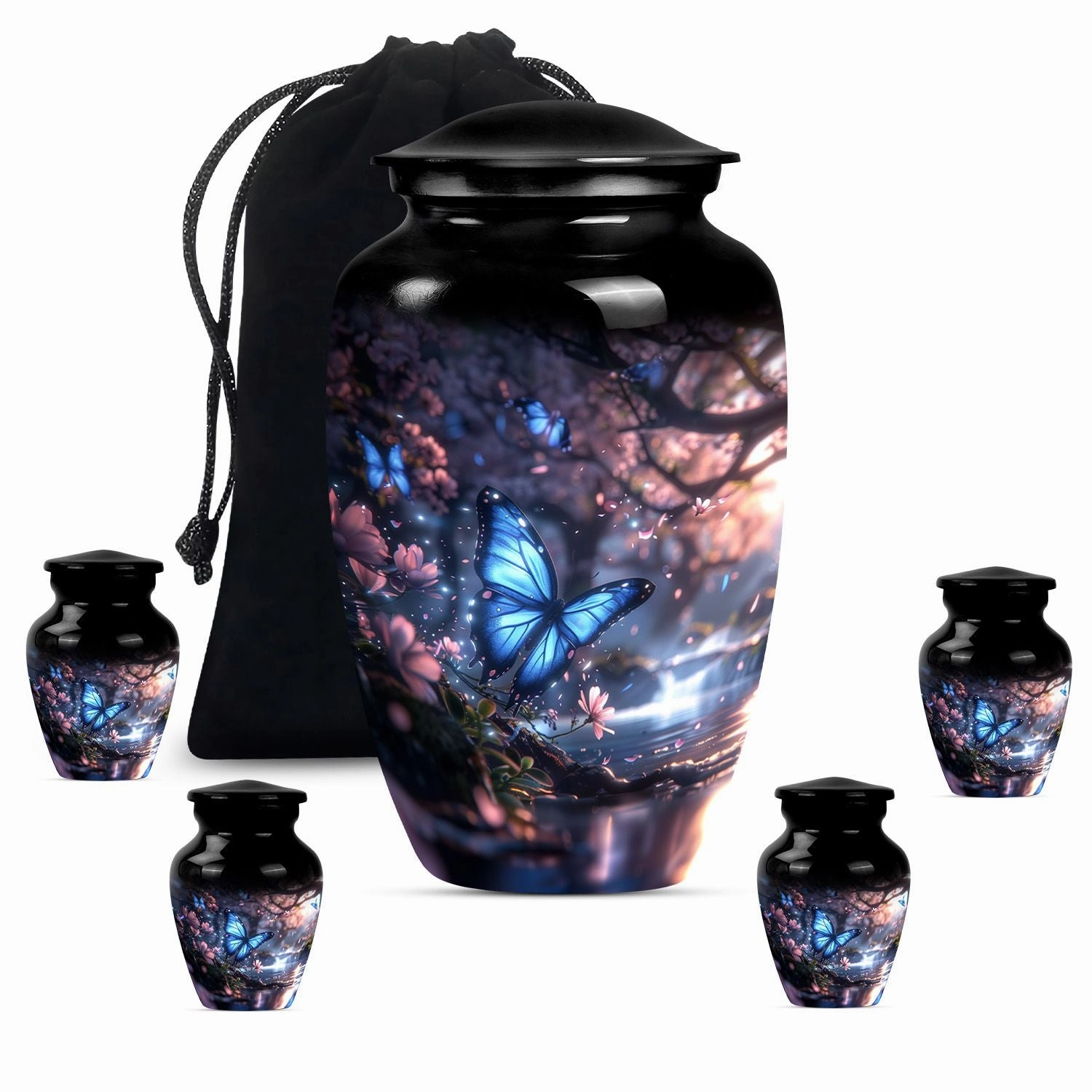 Butterfly Cremation Decorative Urns For Human Ashes Memorial & Funeral Urn