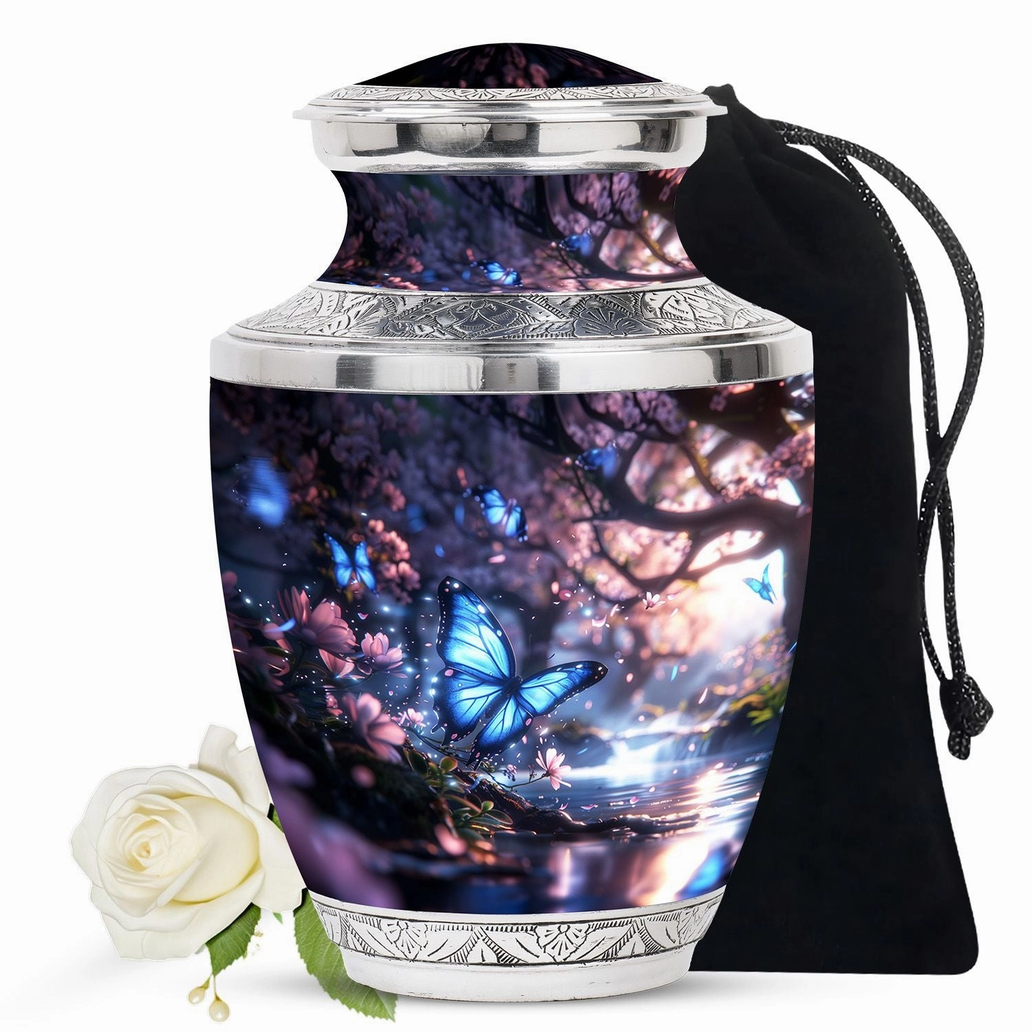 Butterfly Cremation Decorative Urns For Human Ashes Memorial & Funeral Urn