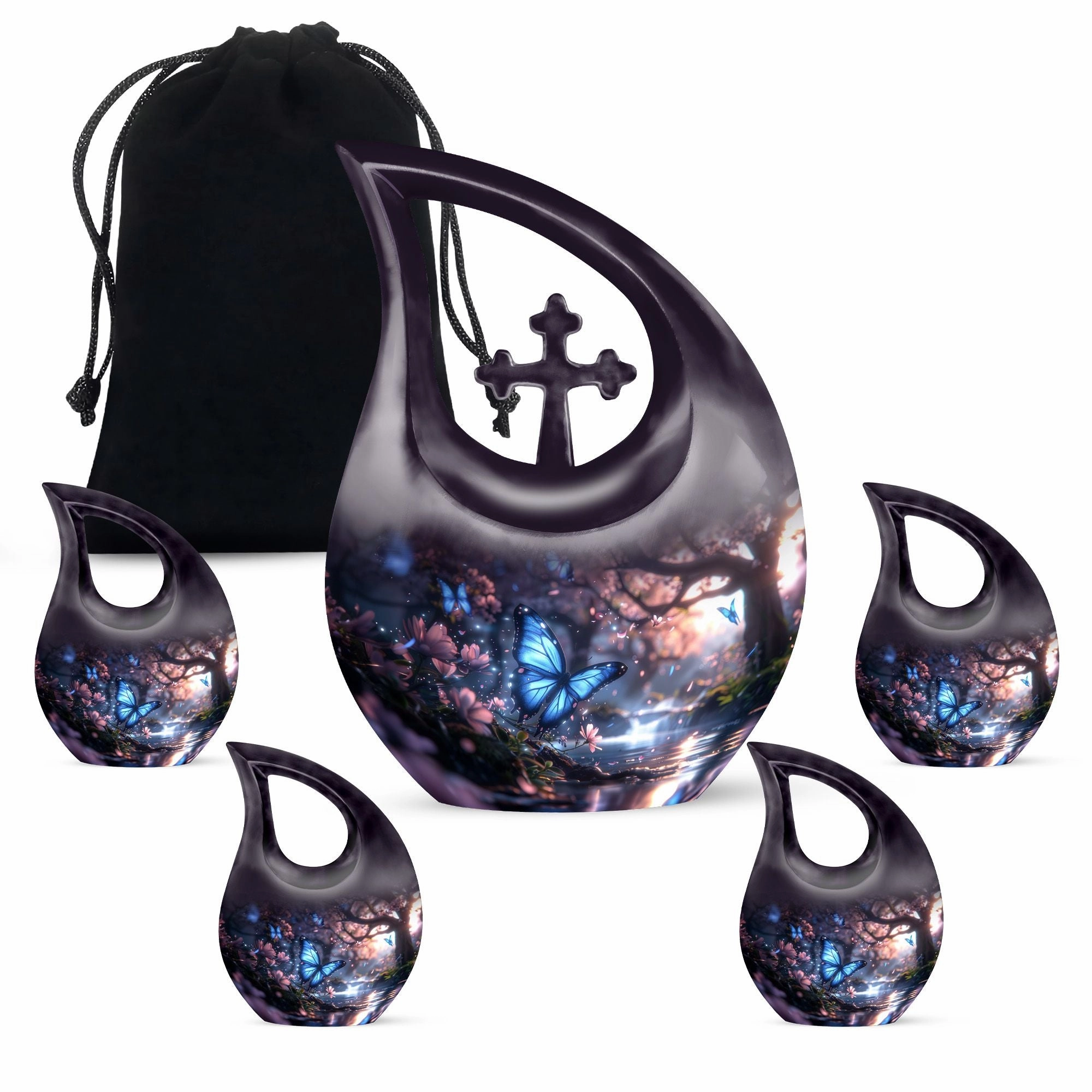 Butterfly Cremation Decorative Urns For Human Ashes Memorial & Funeral Urn