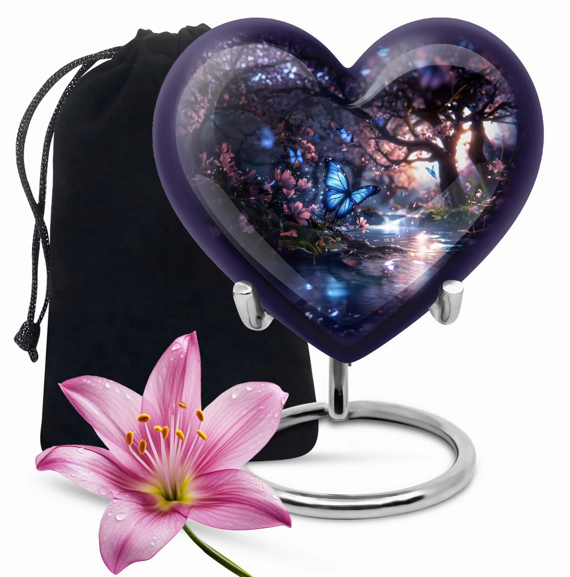 Butterfly Cremation Decorative Urns For Human Ashes Memorial & Funeral Urn