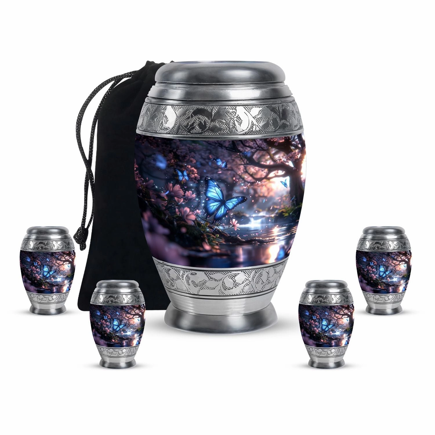 Butterfly Cremation Decorative Urns For Human Ashes Memorial & Funeral Urn