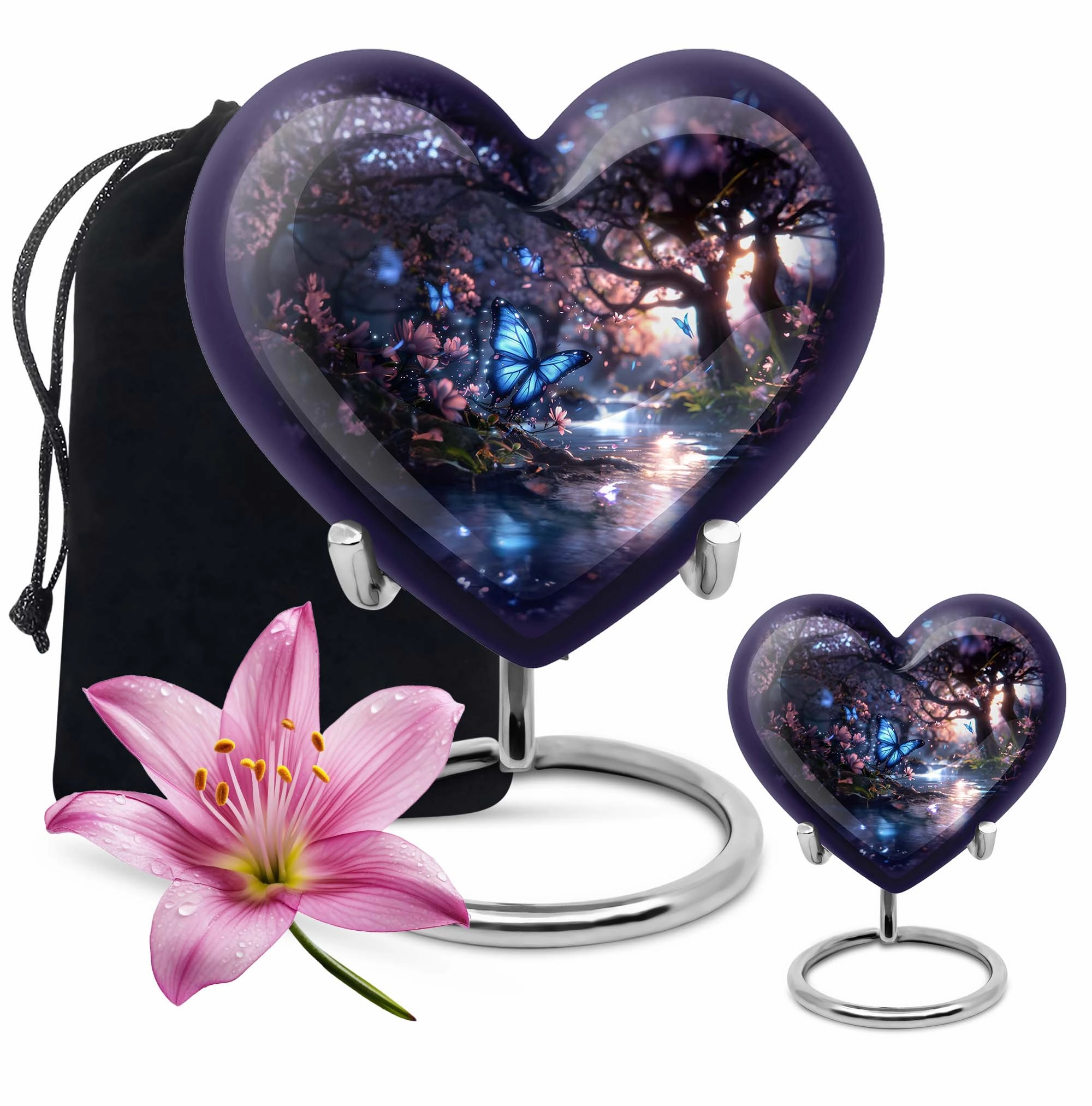 Butterfly Cremation Decorative Urns For Human Ashes Memorial & Funeral Urn