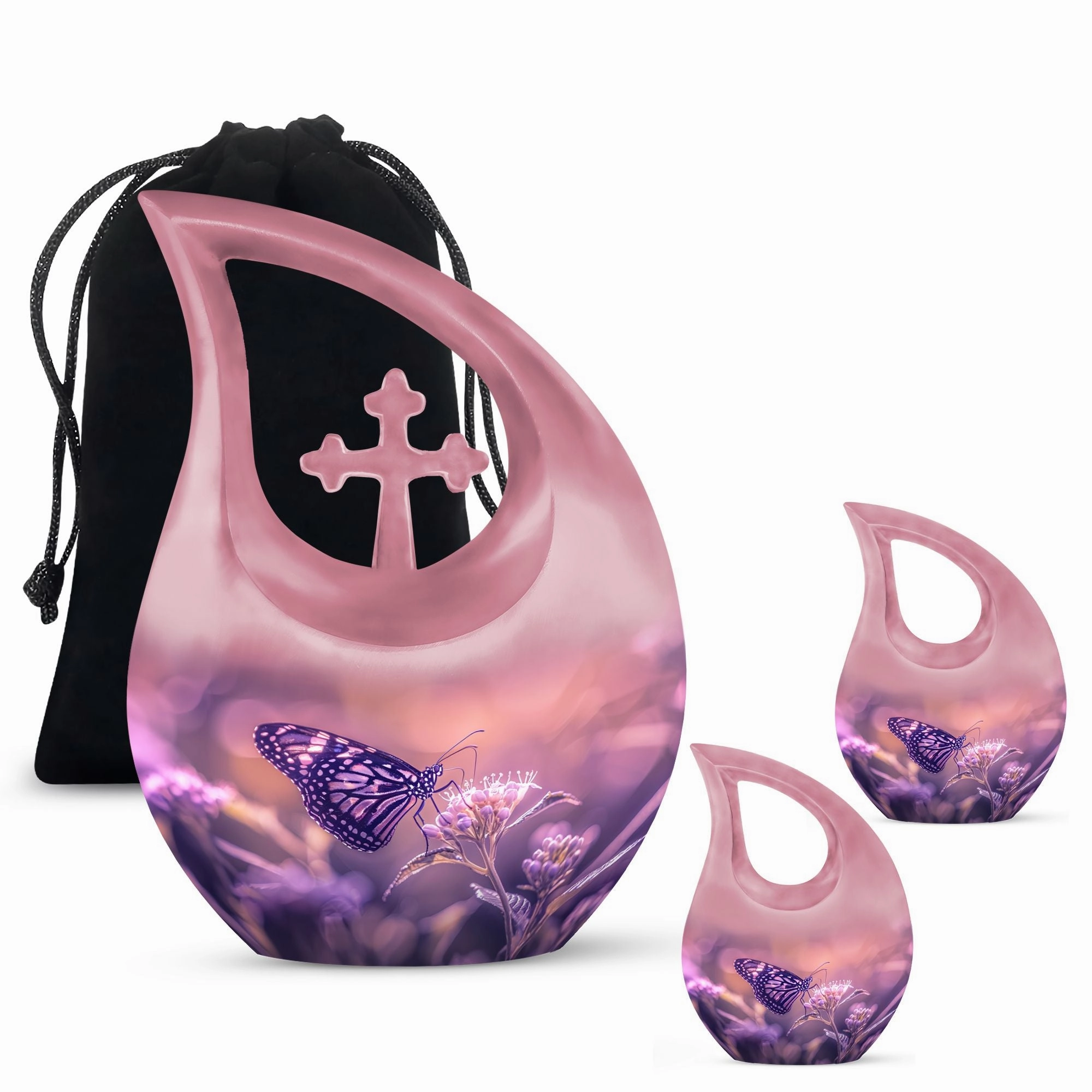 Butterfly Cremation Urns For Human Ashes Adult Memorial & Funeral Urn