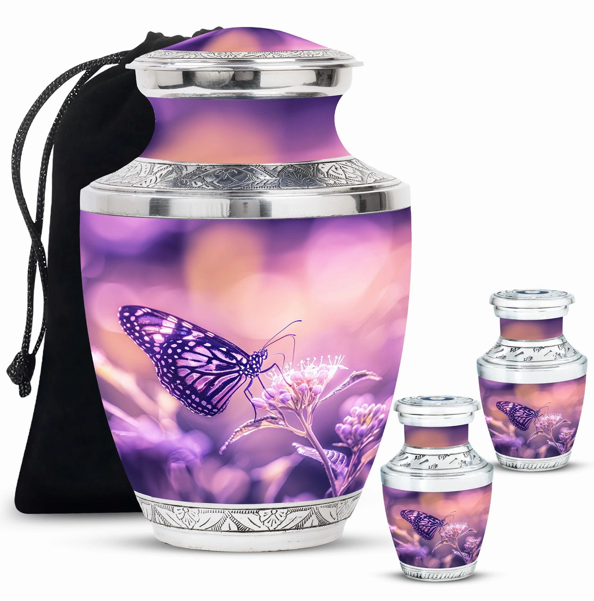 Butterfly Cremation Urns For Human Ashes Adult Memorial & Funeral Urn
