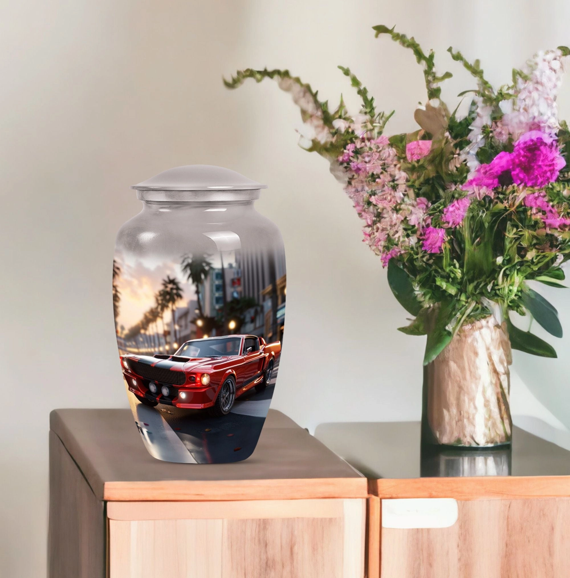Butterfly Essence: Cremation Personalized Car Urn for Adults