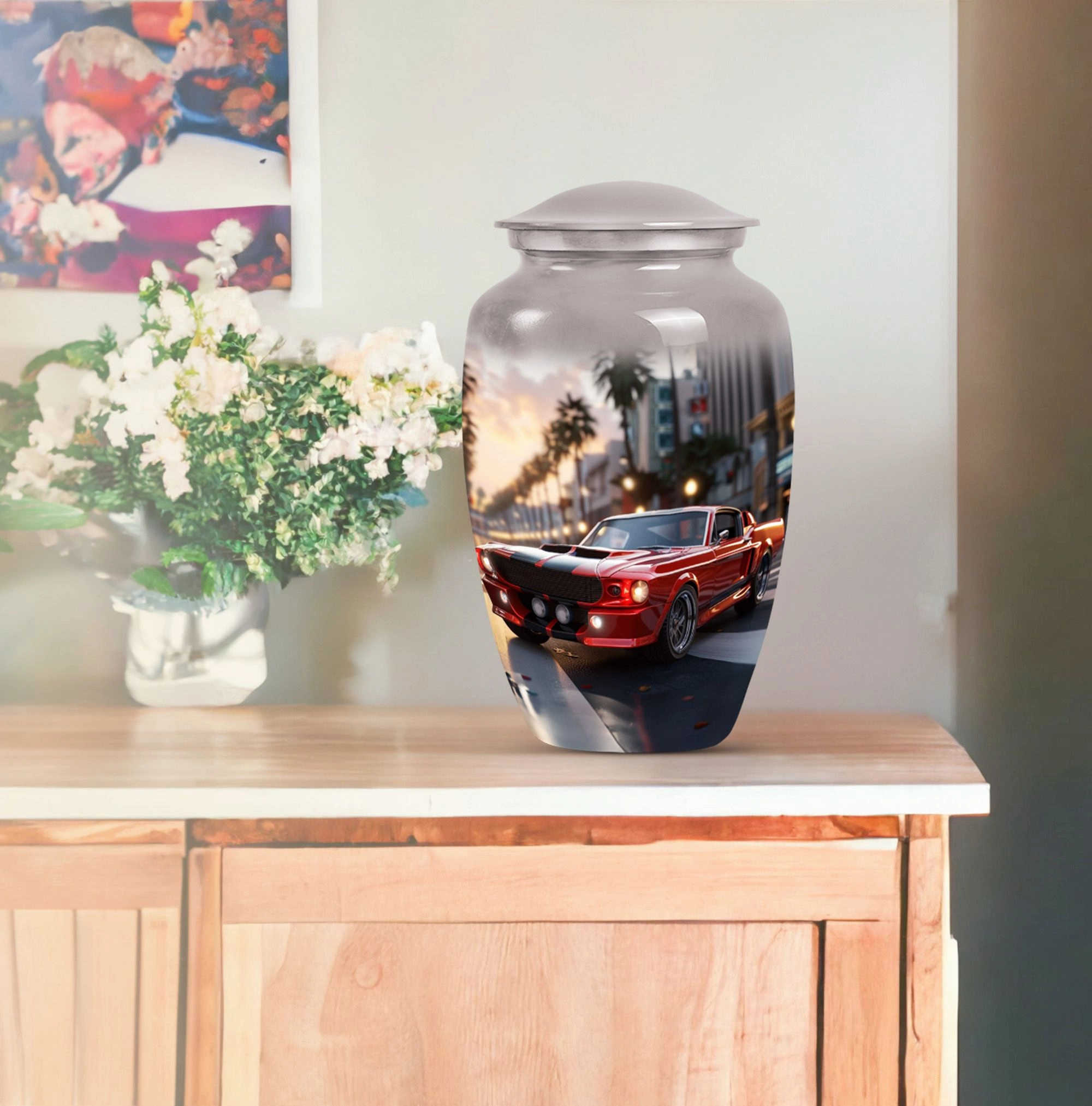 Butterfly Essence: Cremation Personalized Car Urn for Adults
