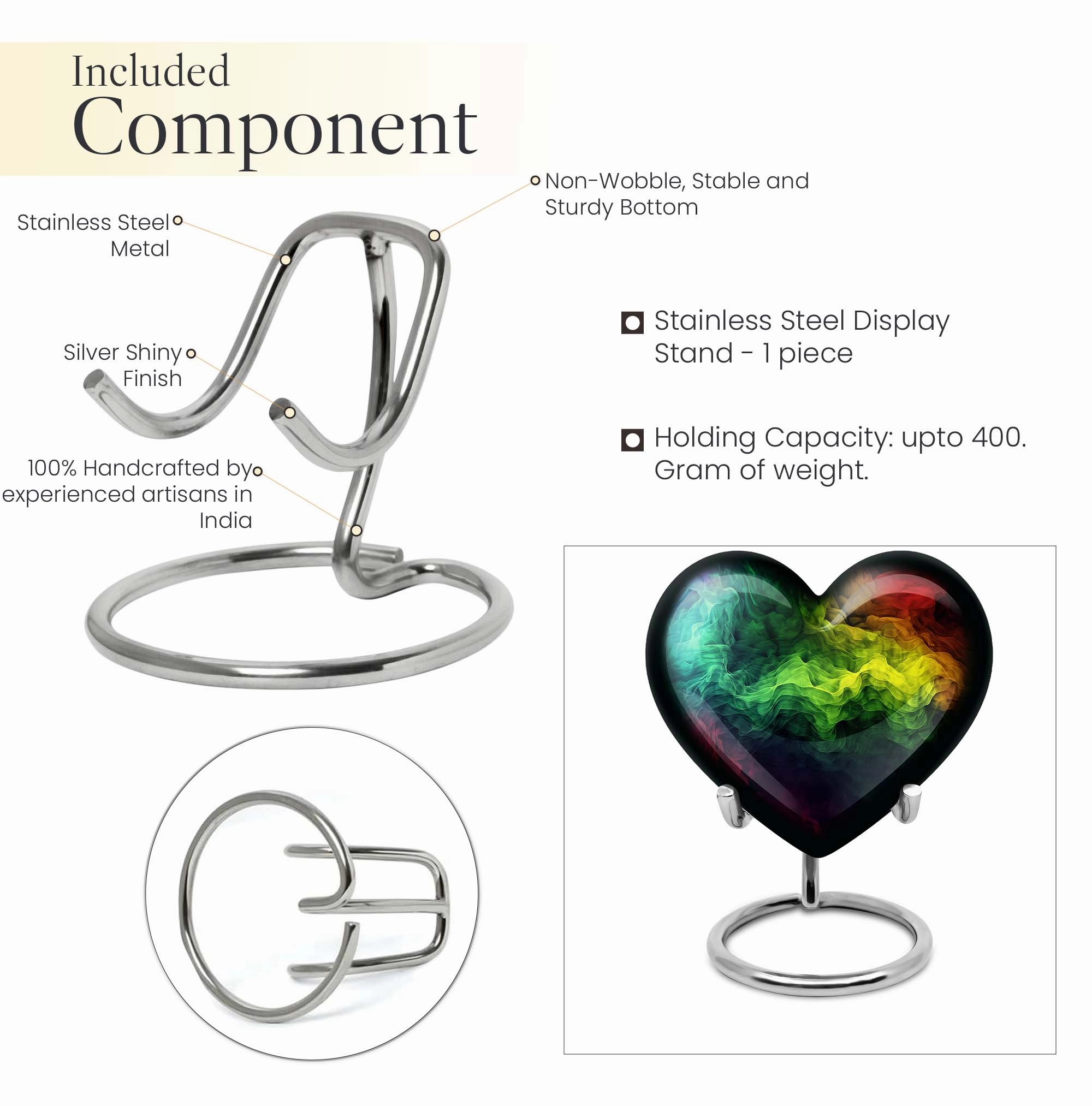 Butterfly Tribute: Aesthetic Abstract Urn for Adult Sized Cremation Ashes