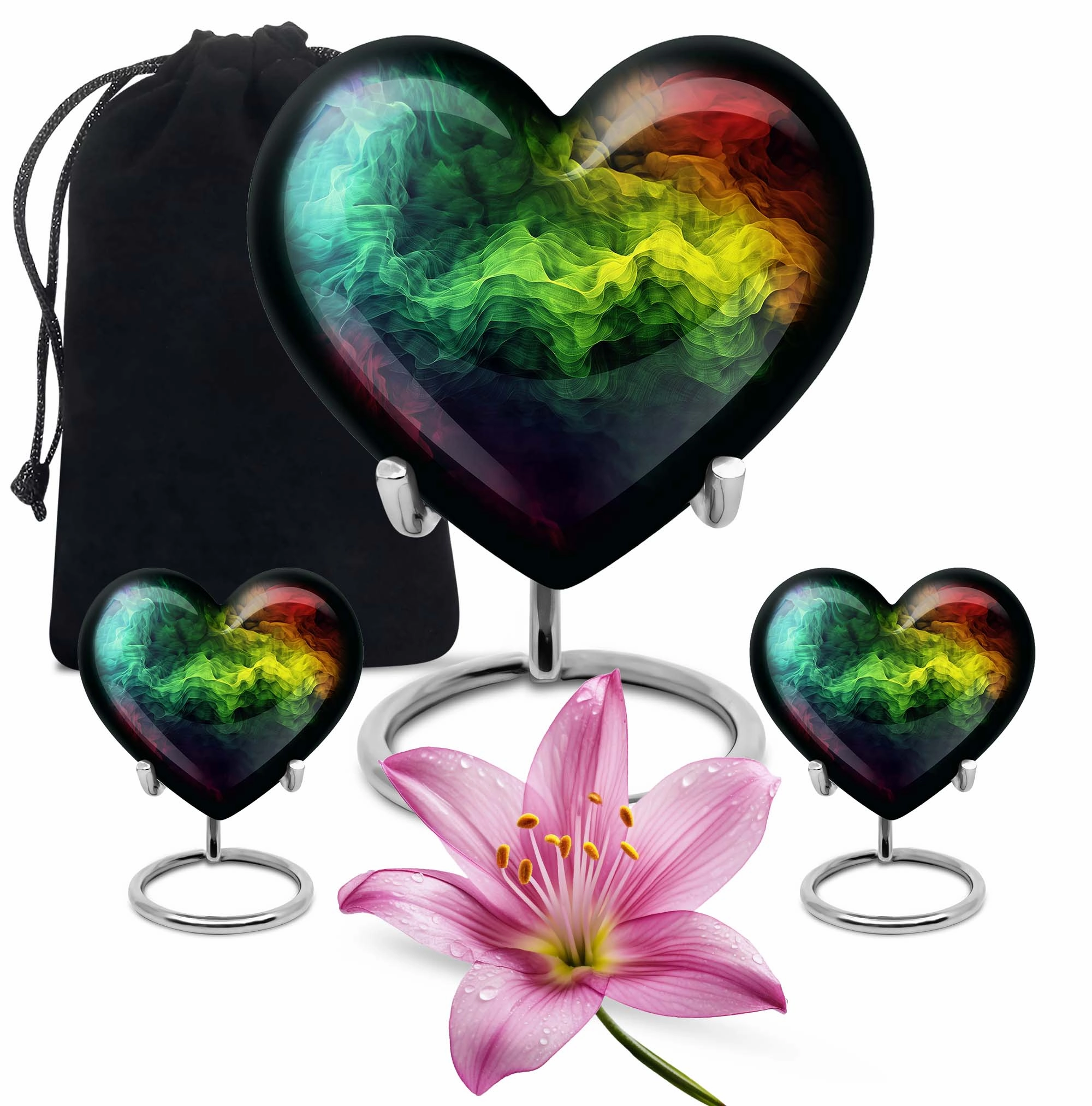 Butterfly Tribute: Aesthetic Abstract Urn for Adult Sized Cremation Ashes