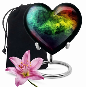 Butterfly Tribute: Aesthetic Abstract Urn for Adult Sized Cremation Ashes