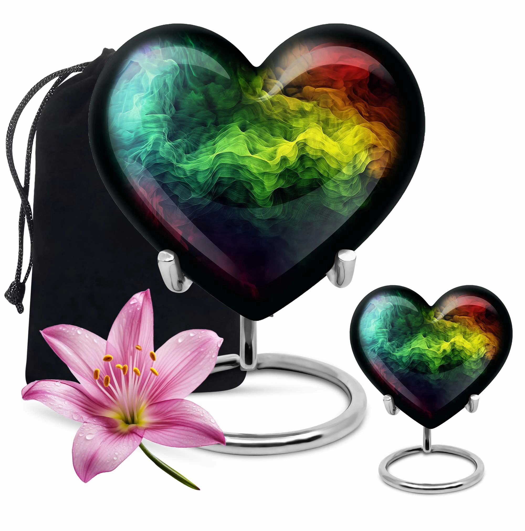 Butterfly Tribute: Aesthetic Abstract Urn for Adult Sized Cremation Ashes
