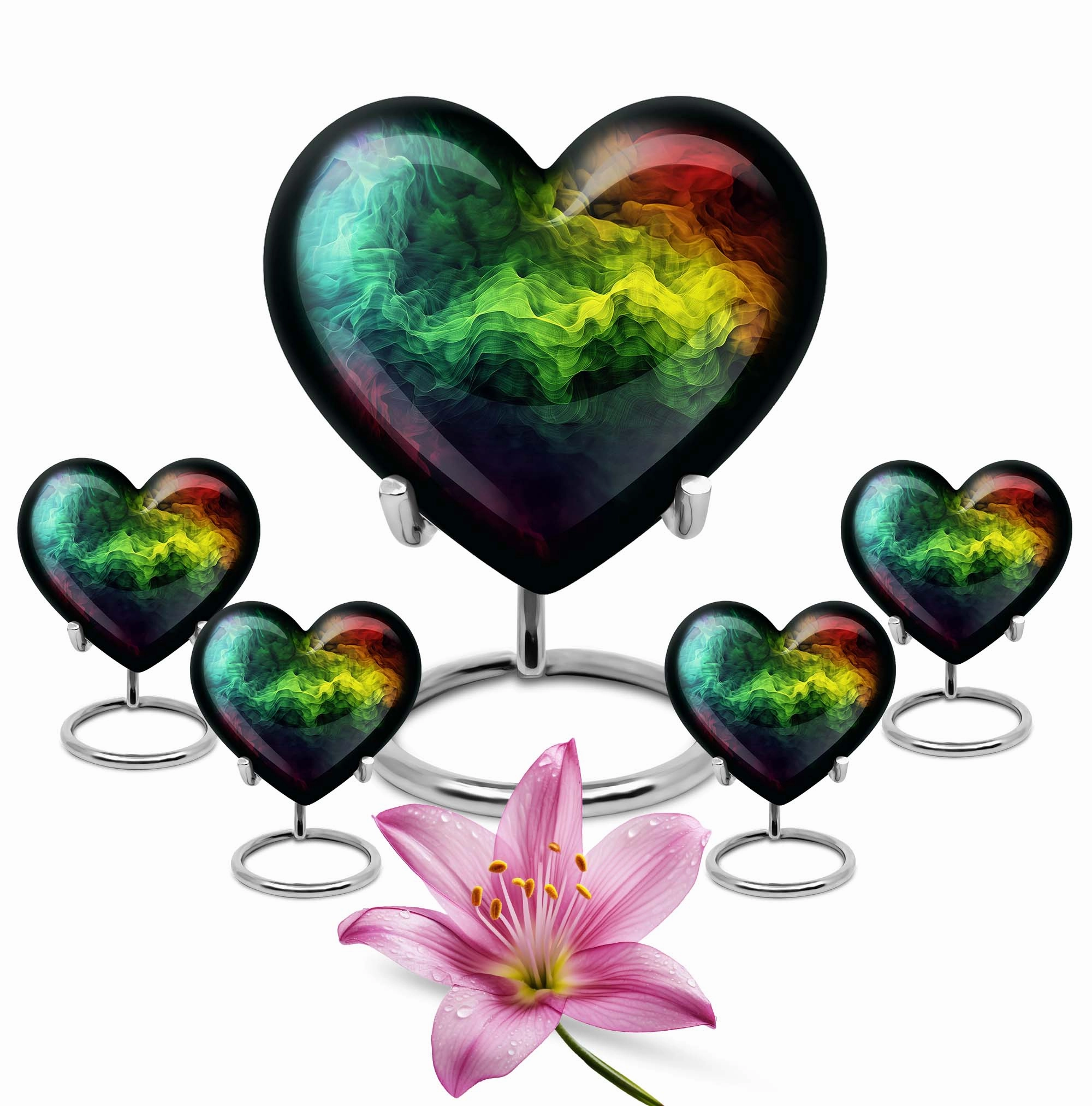Butterfly Tribute: Aesthetic Abstract Urn for Adult Sized Cremation Ashes