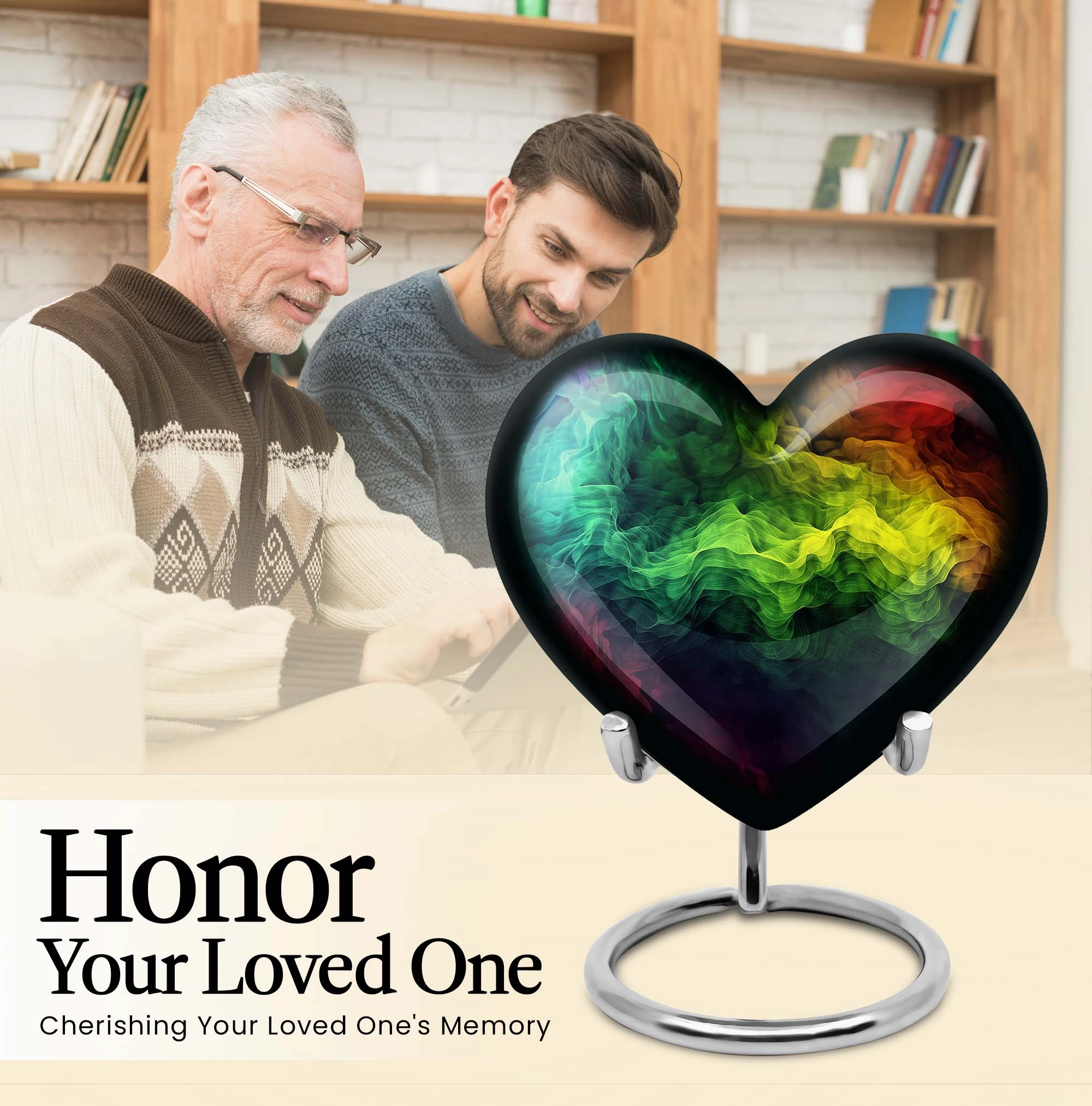 Butterfly Tribute: Aesthetic Abstract Urn for Adult Sized Cremation Ashes