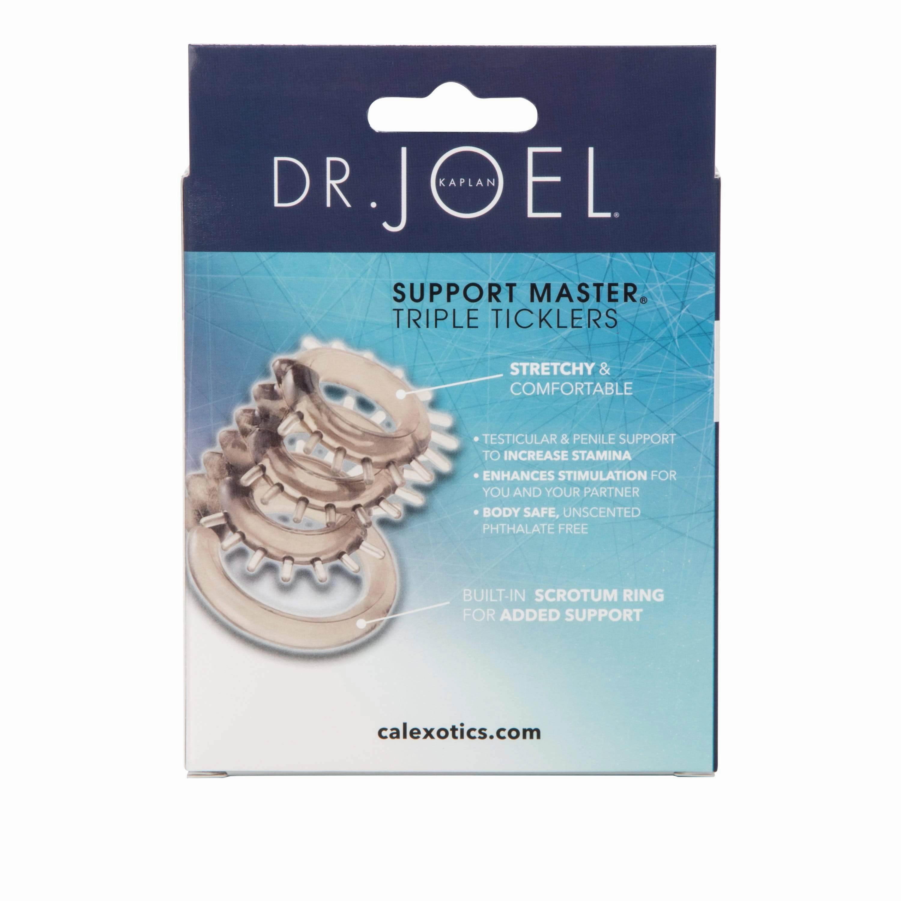 California Exotics - Dr Joel Kaplan Support Master Triple Ticklers Cock Cage (Grey)