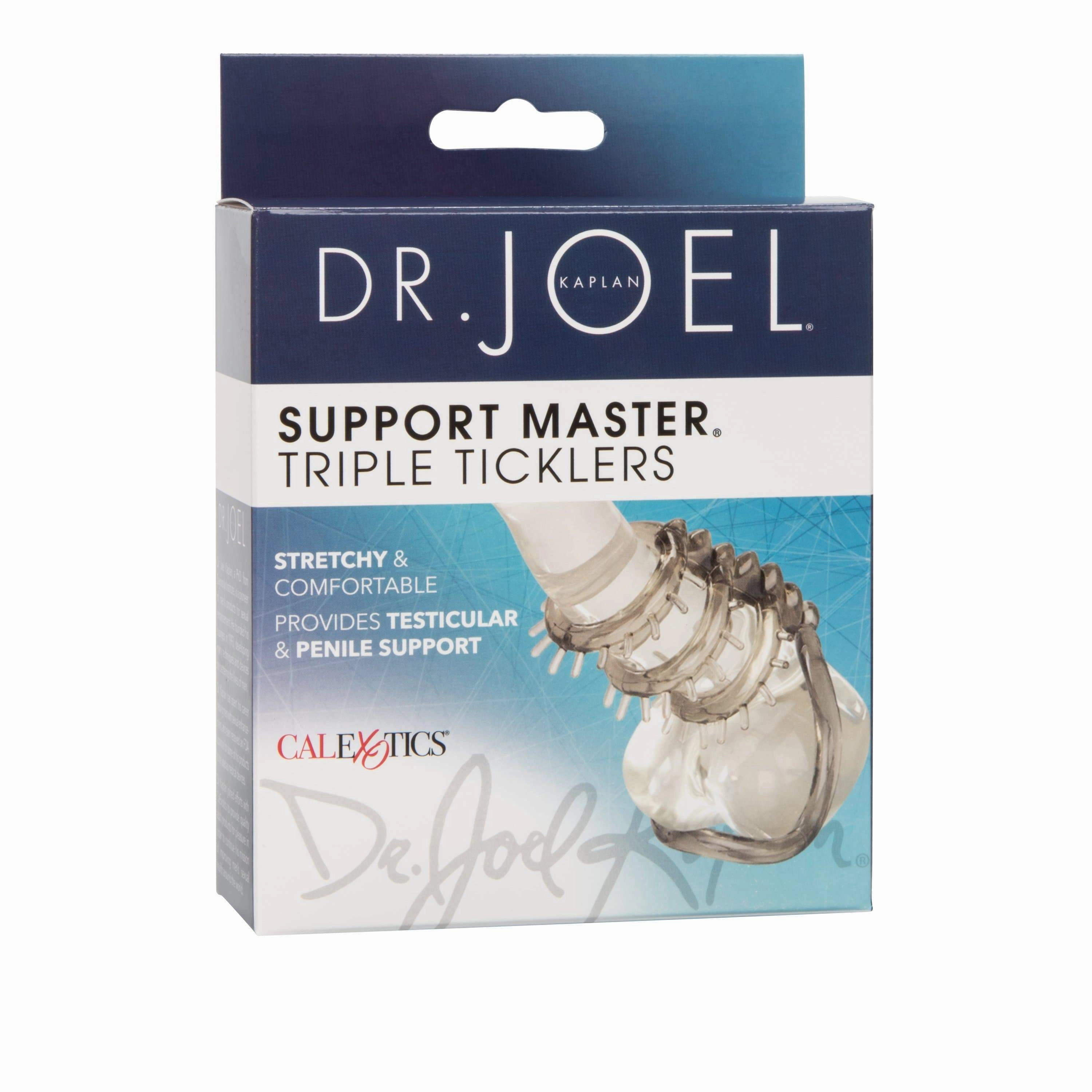 California Exotics - Dr Joel Kaplan Support Master Triple Ticklers Cock Cage (Grey)