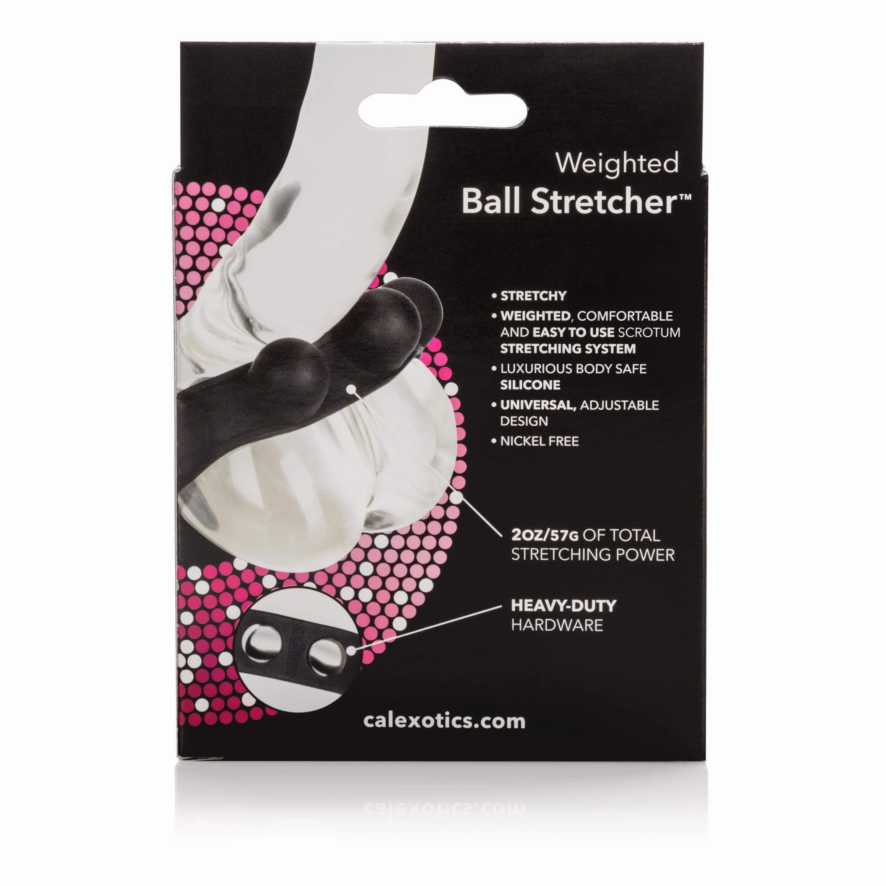 California Exotics - Weighted Ball Stretcher Cock Ring (Black)