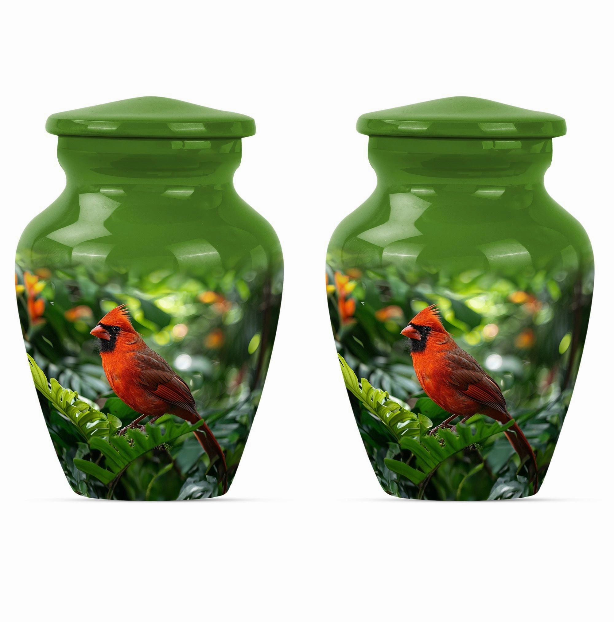 Cardinal Bird Cremation Urn: Dignified Memorial for Beloved Ones