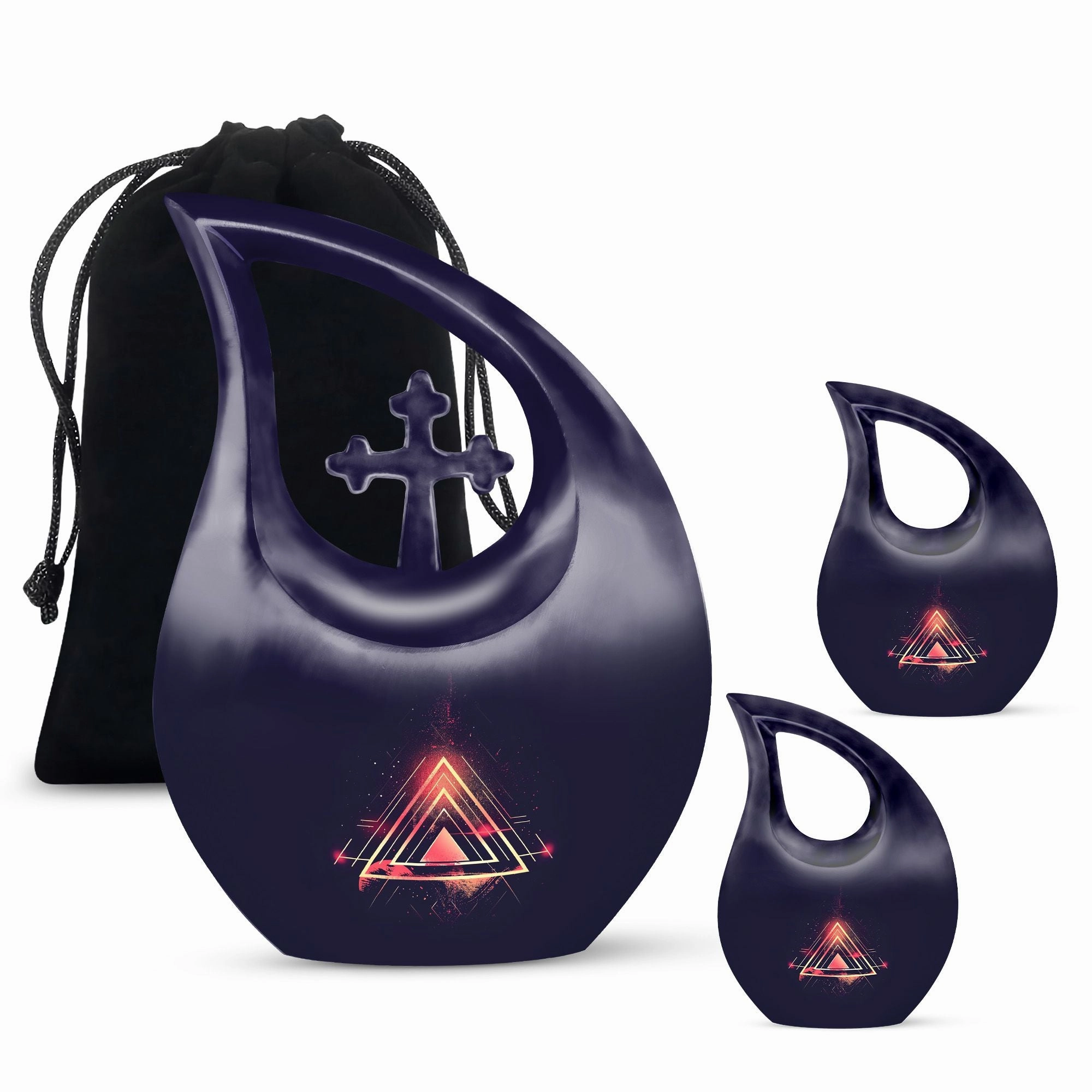 Catholic Urn:  Container For Cremated Adult Human Ashes