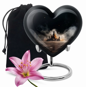 Chess Themed Personalized Memorial Cremation Urn