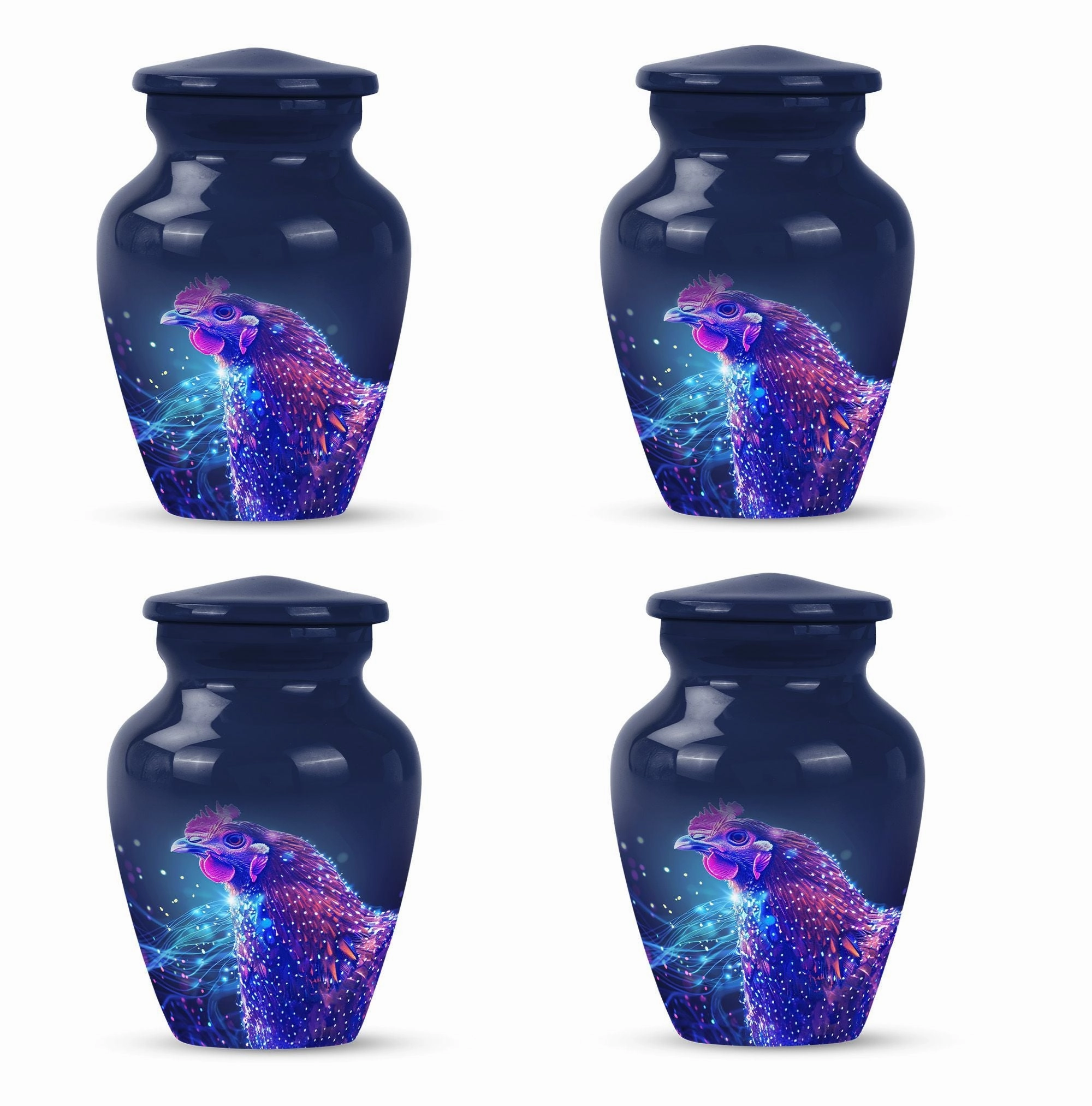 Chicken Cremation Urn and Cremation Peace Haven, 10-inch