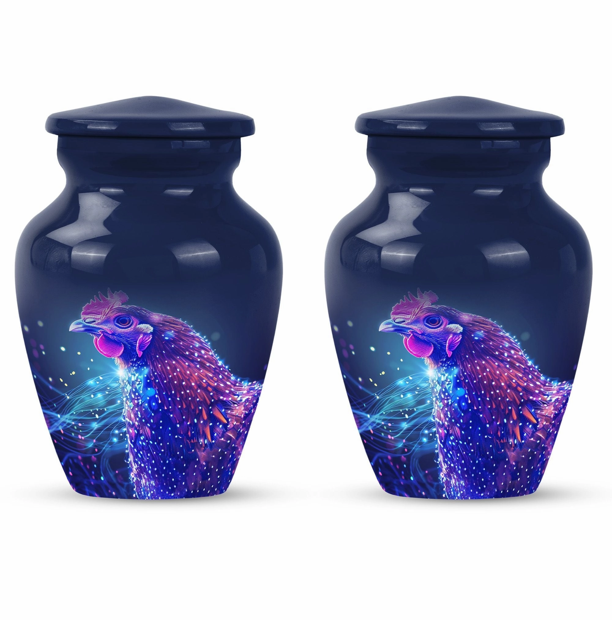 Chicken Cremation Urn and Cremation Peace Haven, 10-inch