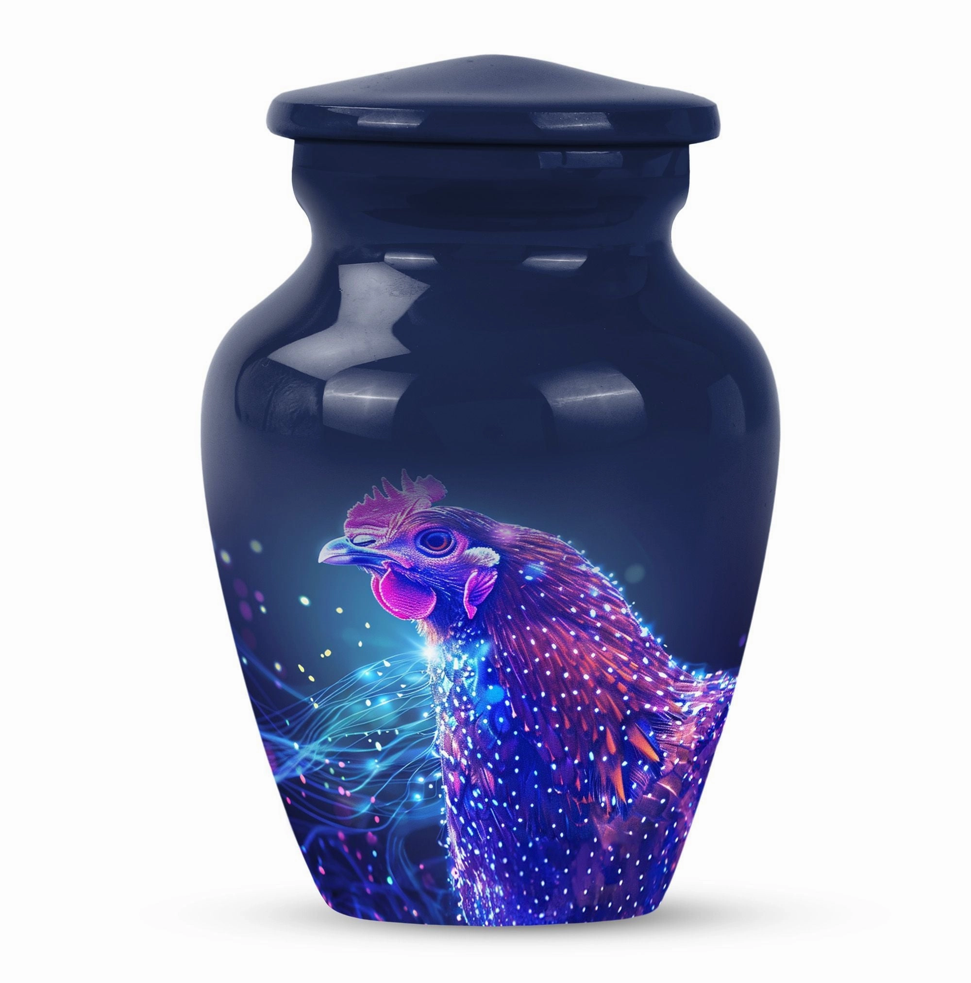 Chicken Cremation Urn and Cremation Peace Haven, 10-inch