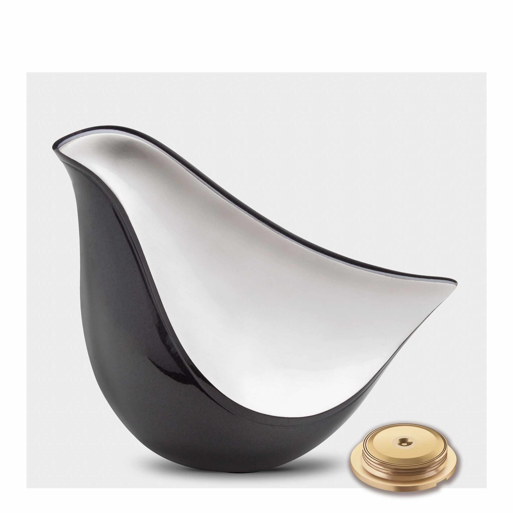 Child or Small LoveBird Brass Cremation Urn