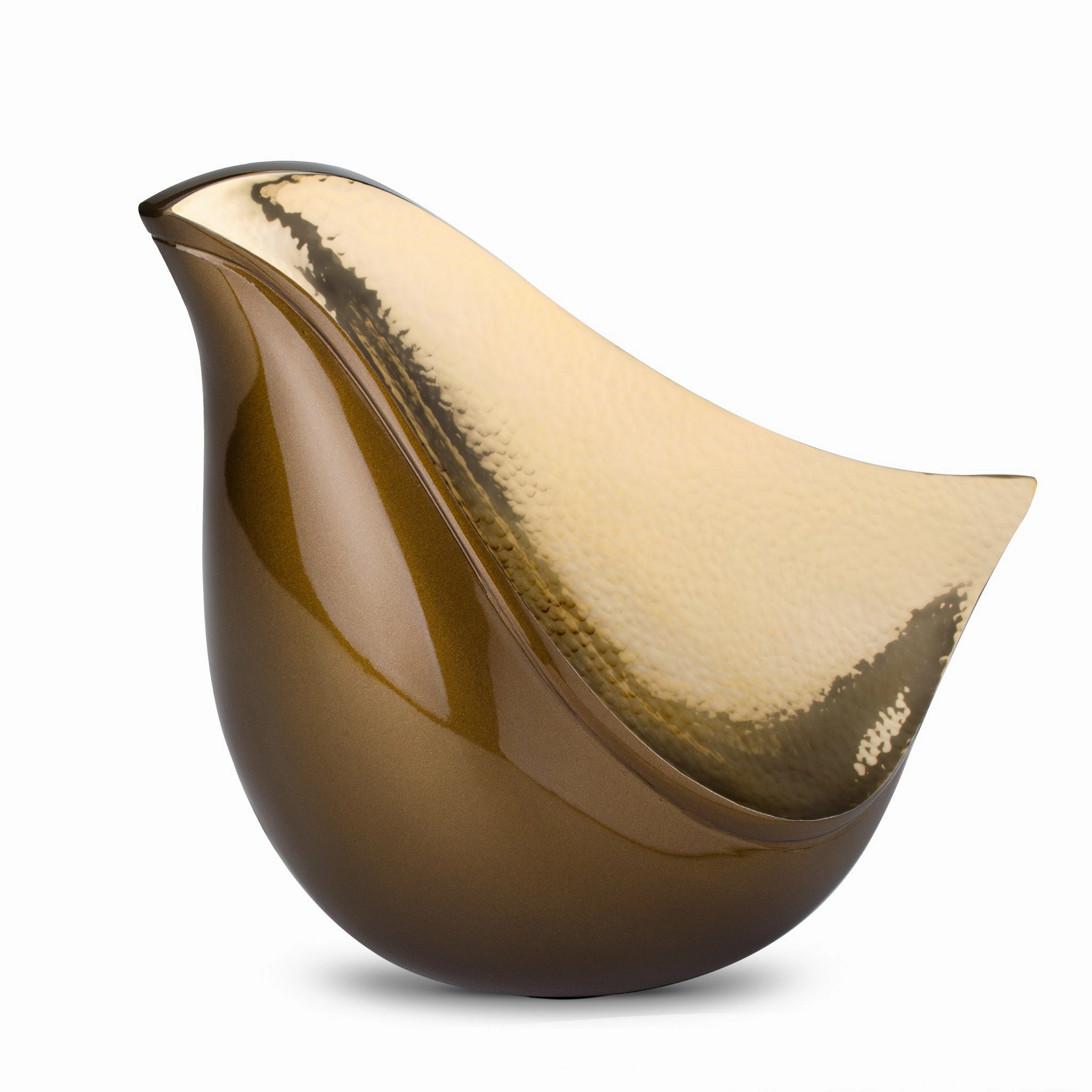 Child or Small LoveBird Brass Cremation Urn
