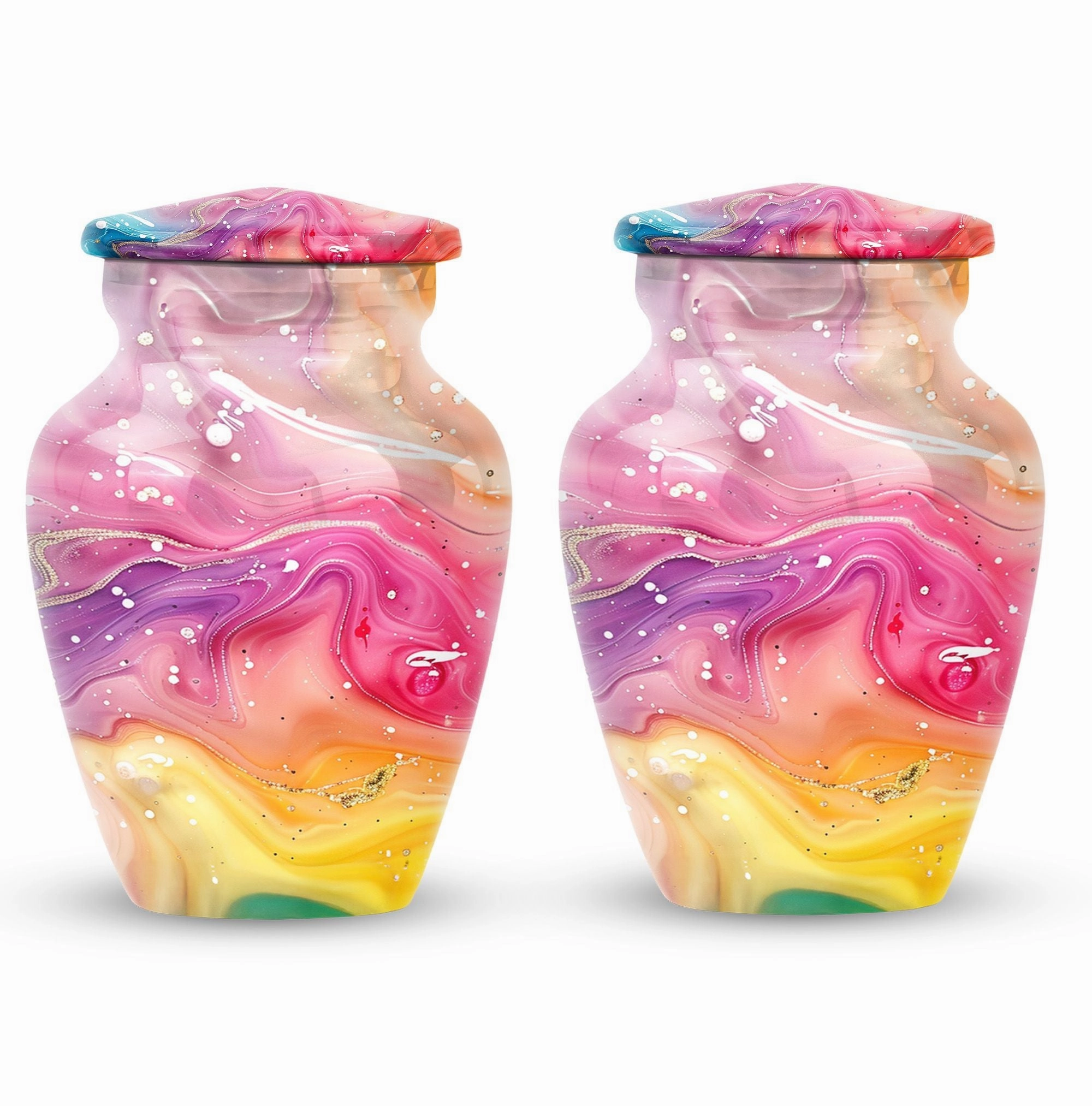 Classic Abstract Urn: Cremation Accessory for Cherished Mom
