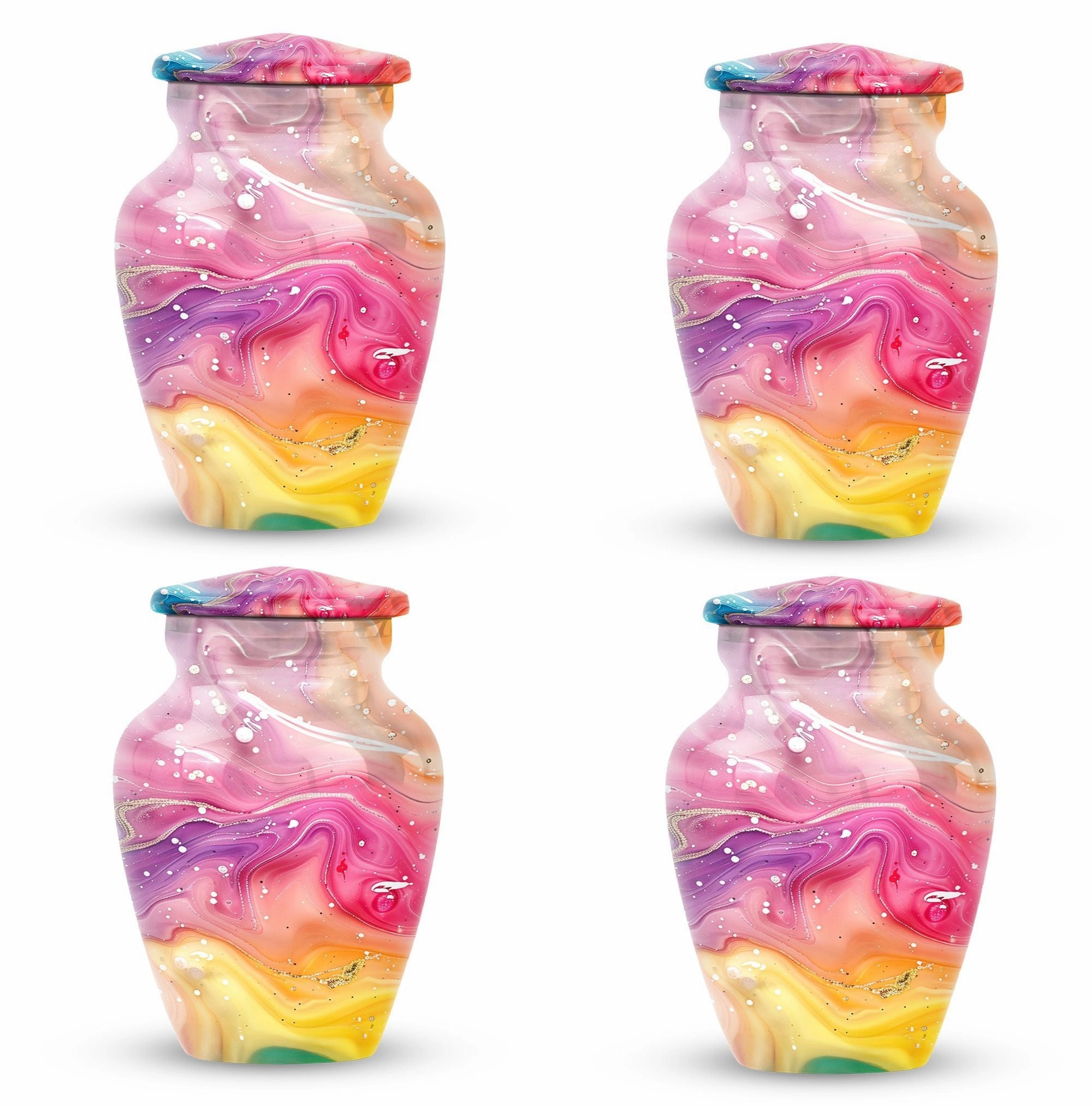 Classic Abstract Urn: Cremation Accessory for Cherished Mom