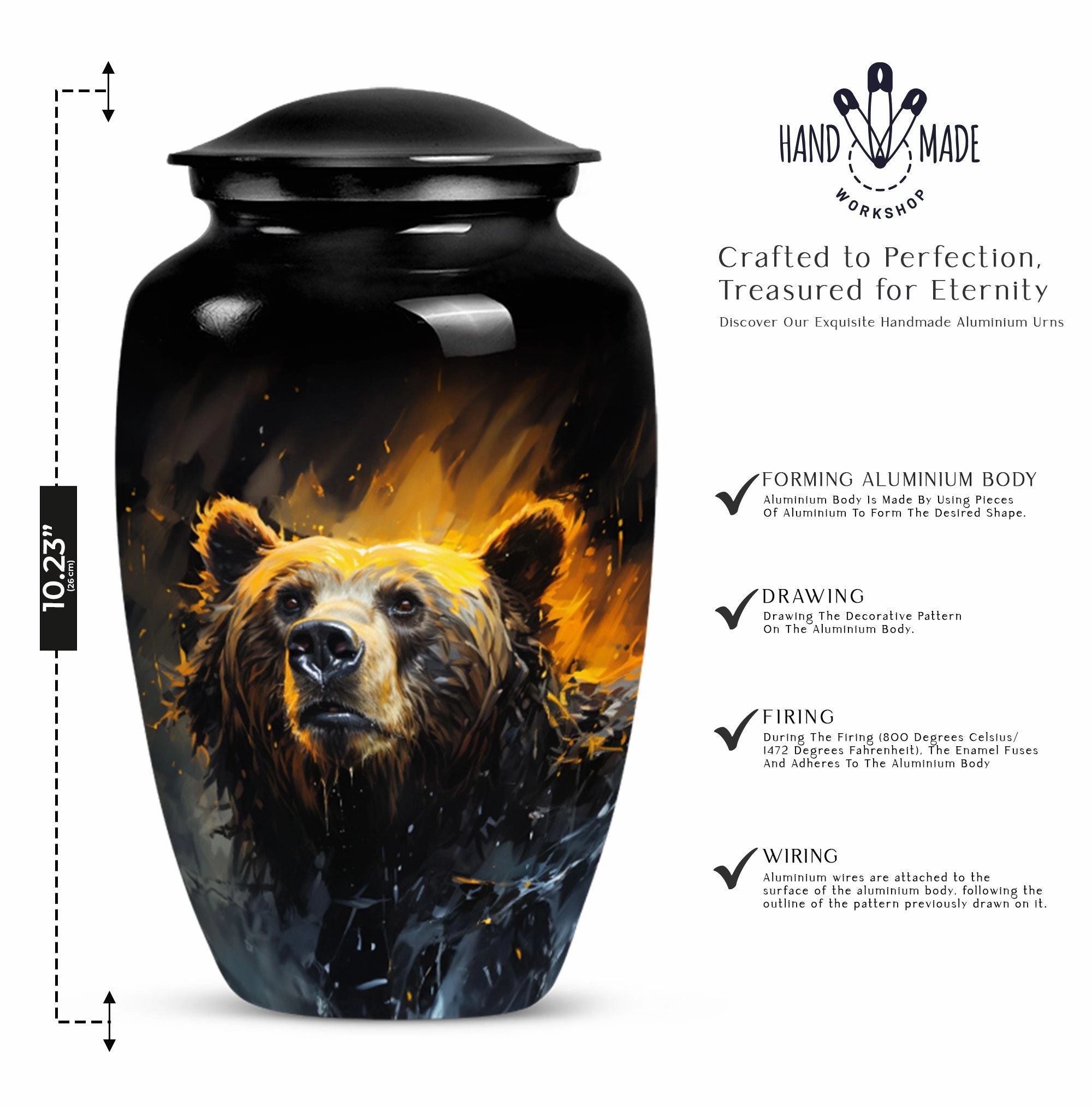 Comfort Homeward Bear Urn: Cremation Essential for Women