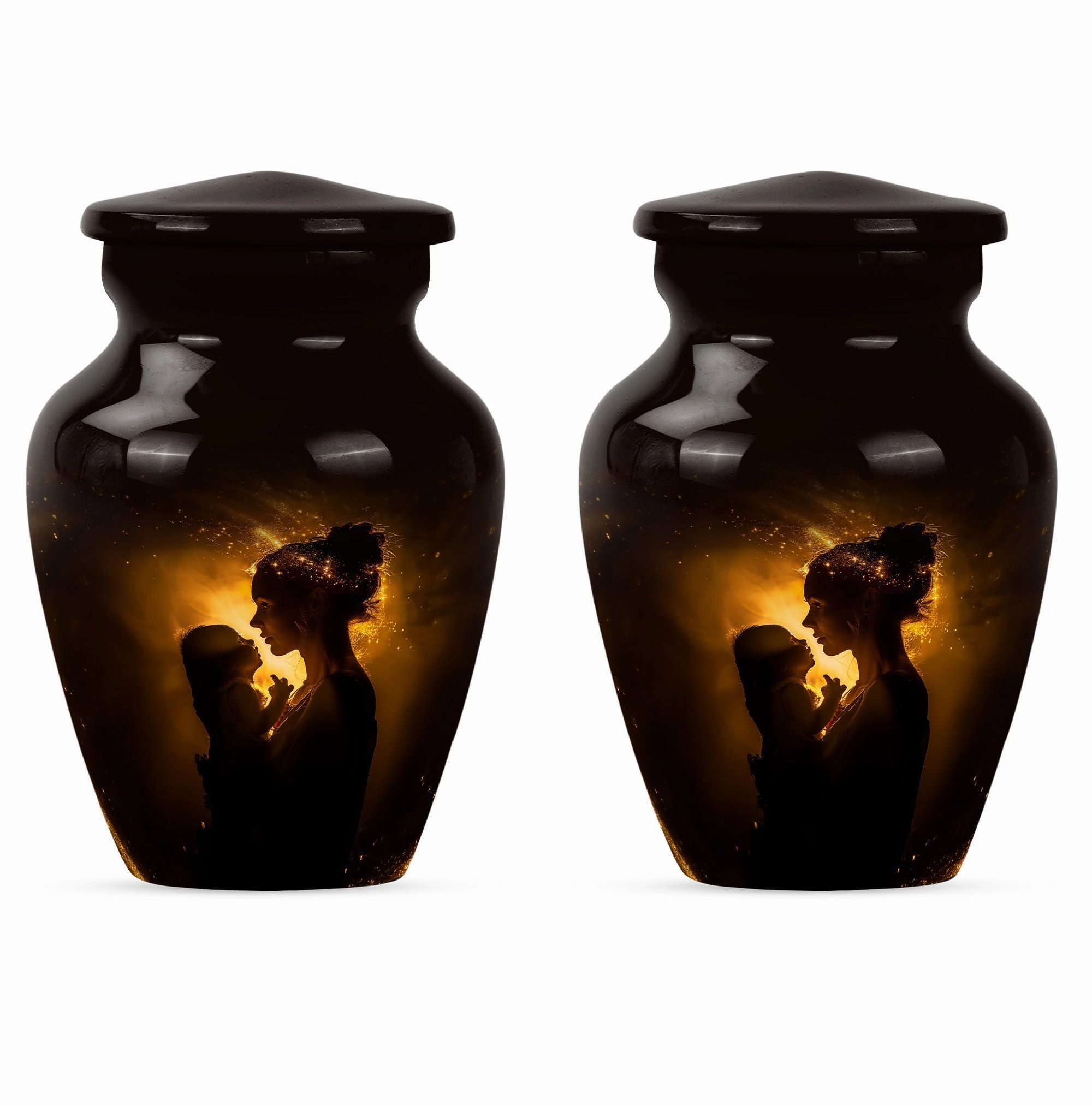 Commemorable Mother Love Urn and Tribute to Adult Male Dad