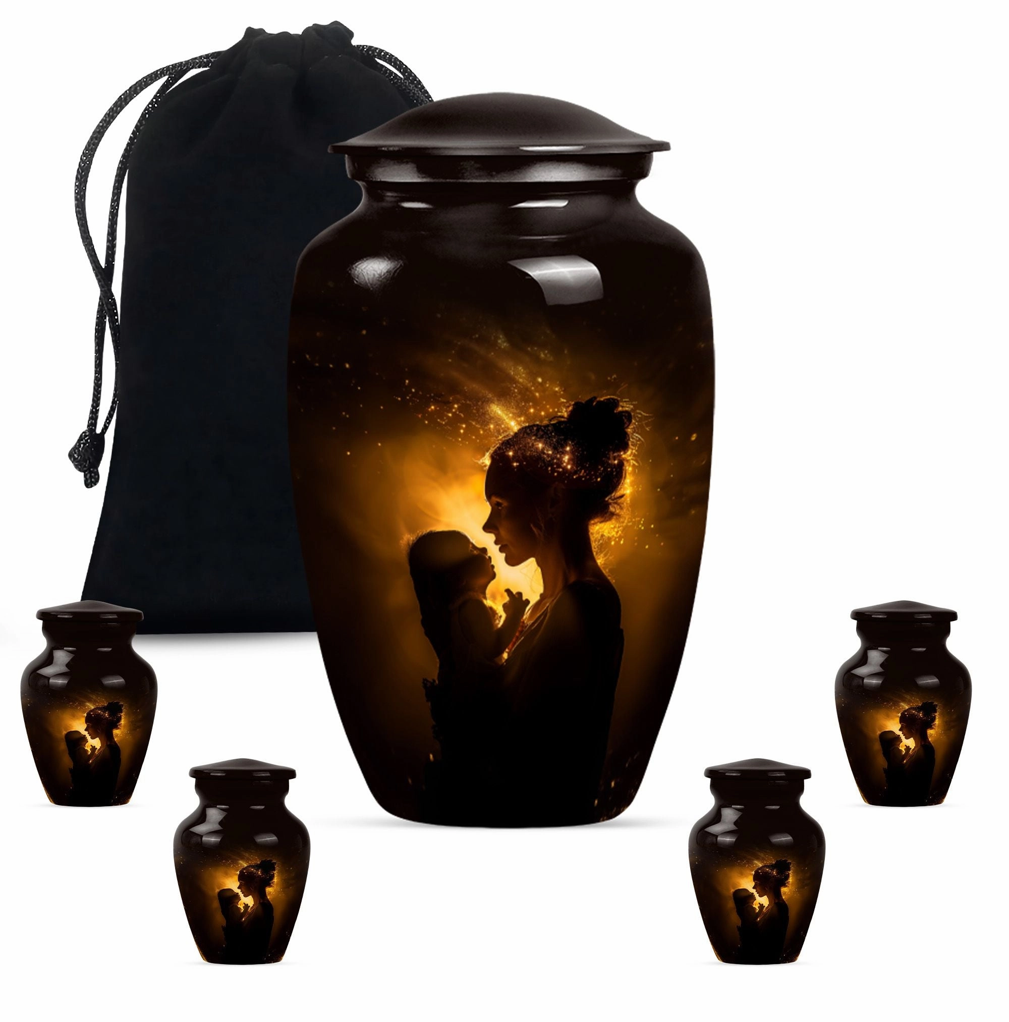 Commemorable Mother Love Urn and Tribute to Adult Male Dad