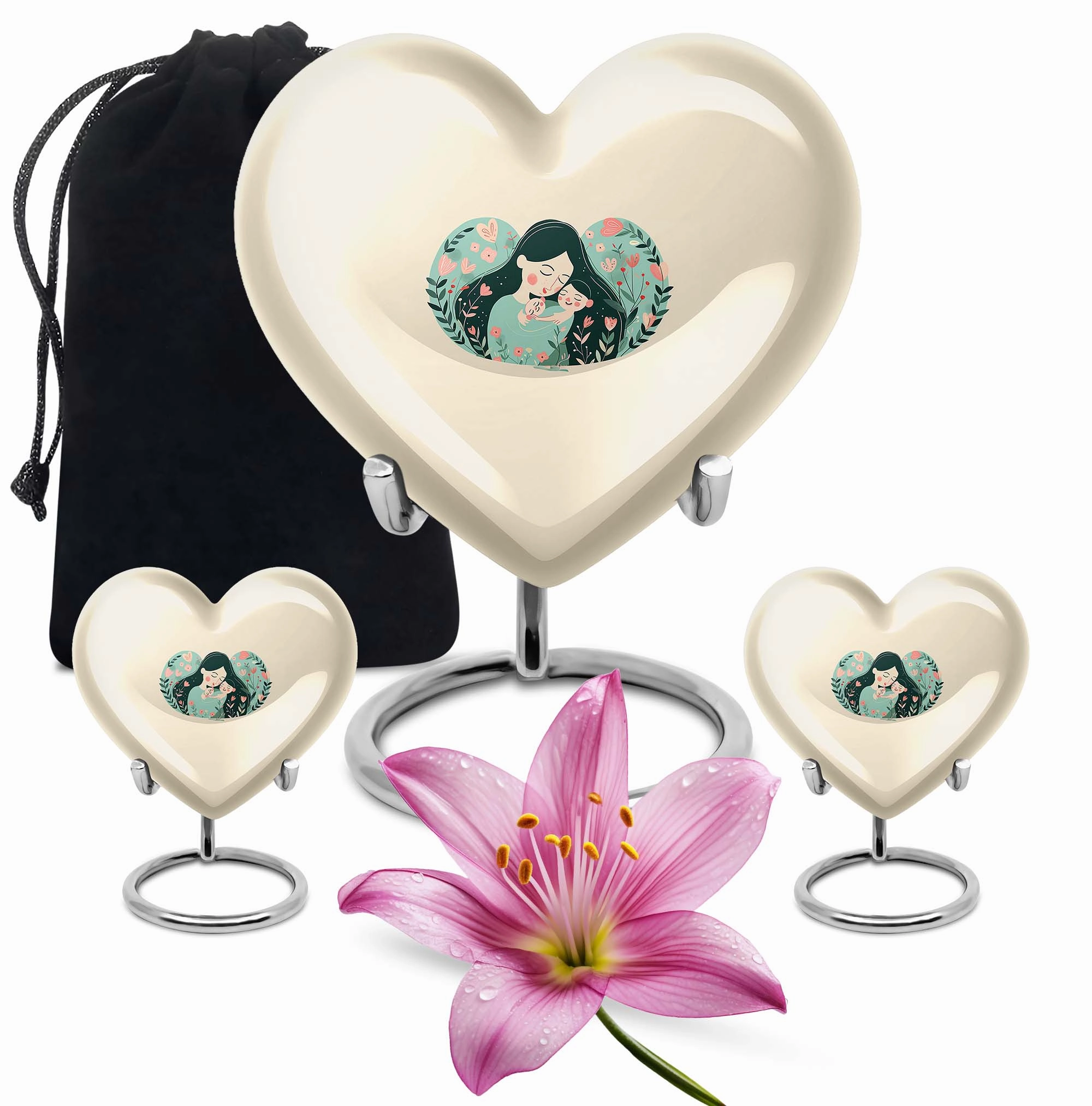 Commemoration  Superior Mother Urn and Memorial Adult Urn