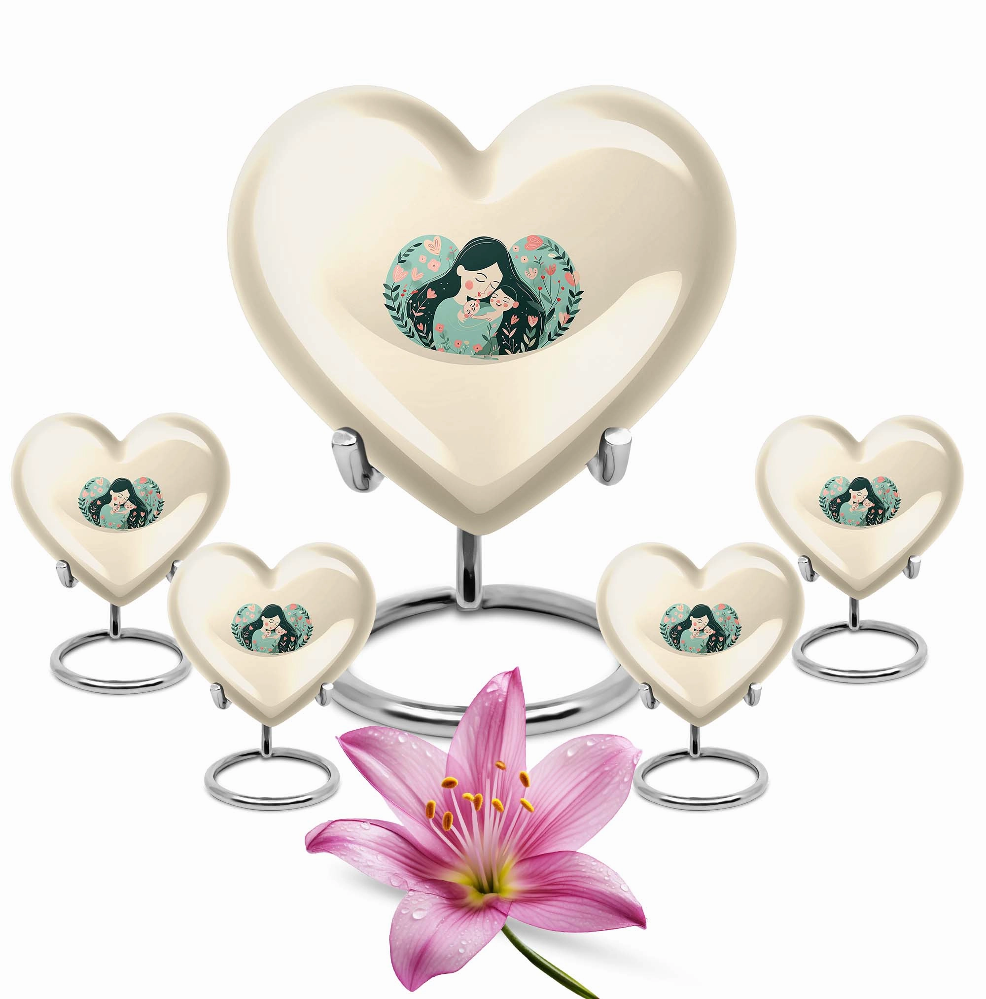Commemoration  Superior Mother Urn and Memorial Adult Urn