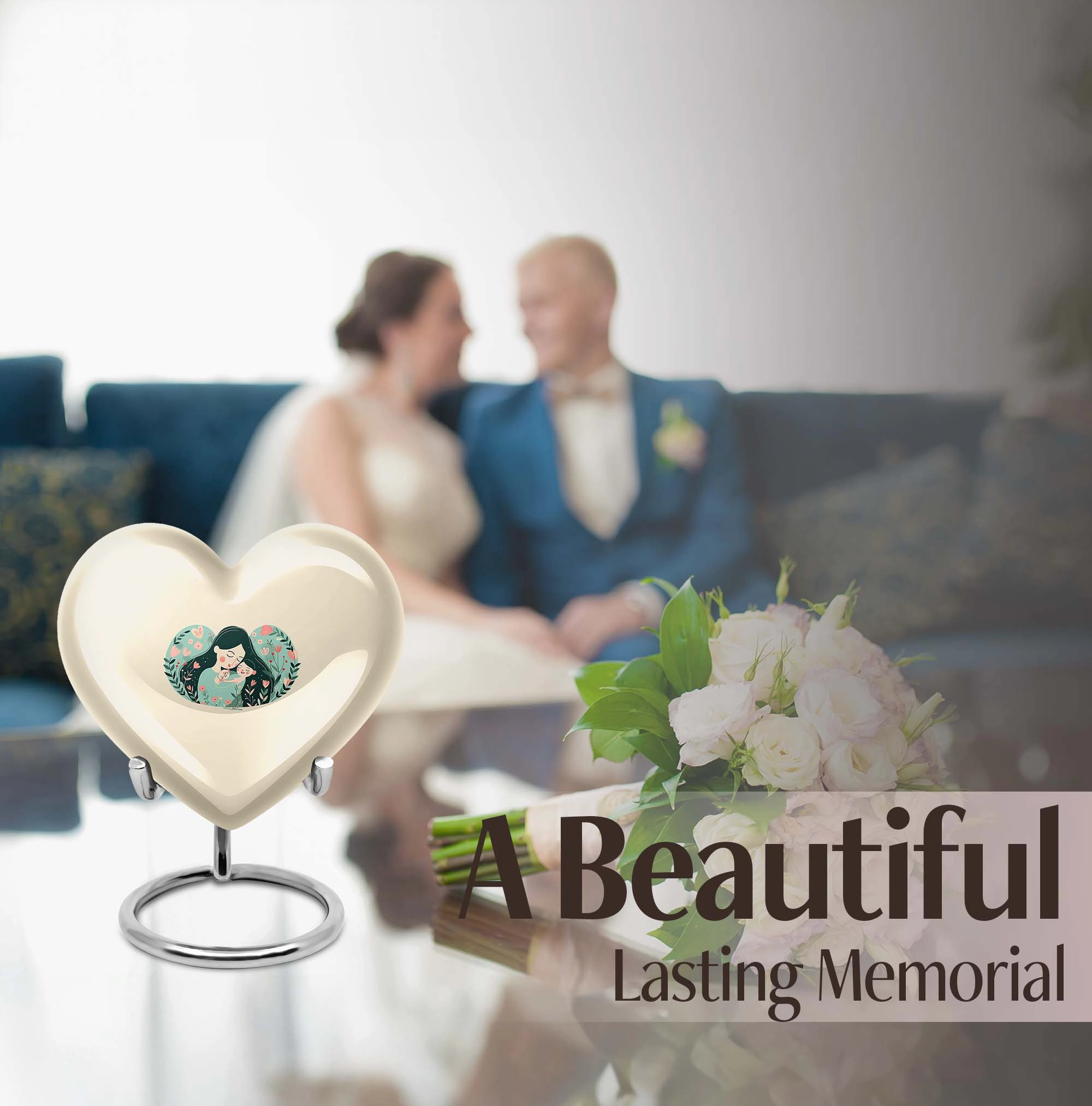 Commemoration  Superior Mother Urn and Memorial Adult Urn