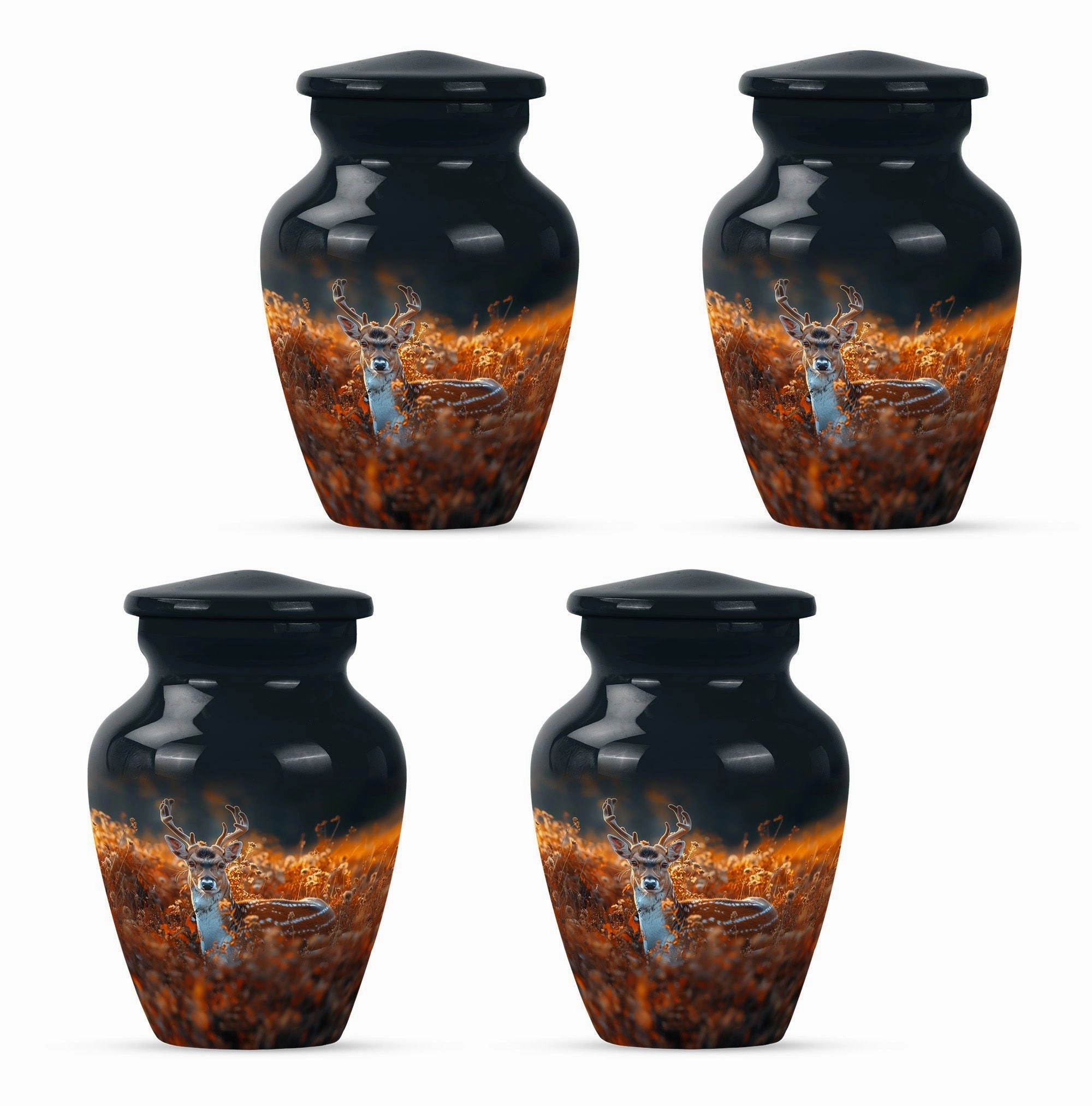 Commemorative Deer Urn: Human Ashes Keepsake for Ashes