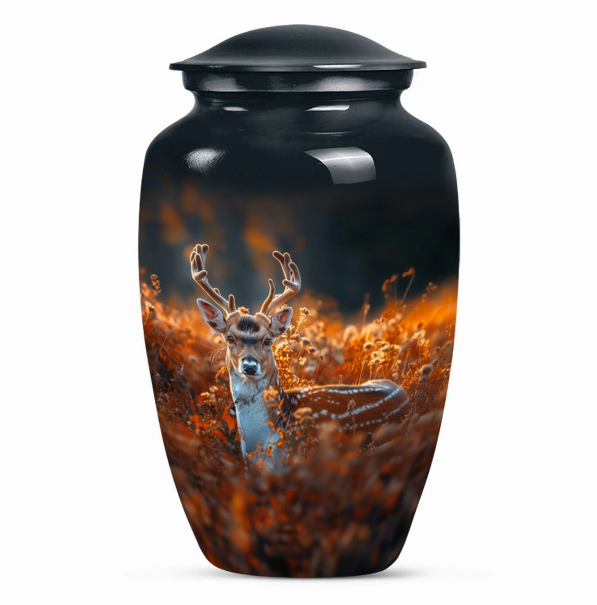 Commemorative Deer Urn: Human Ashes Keepsake for Ashes
