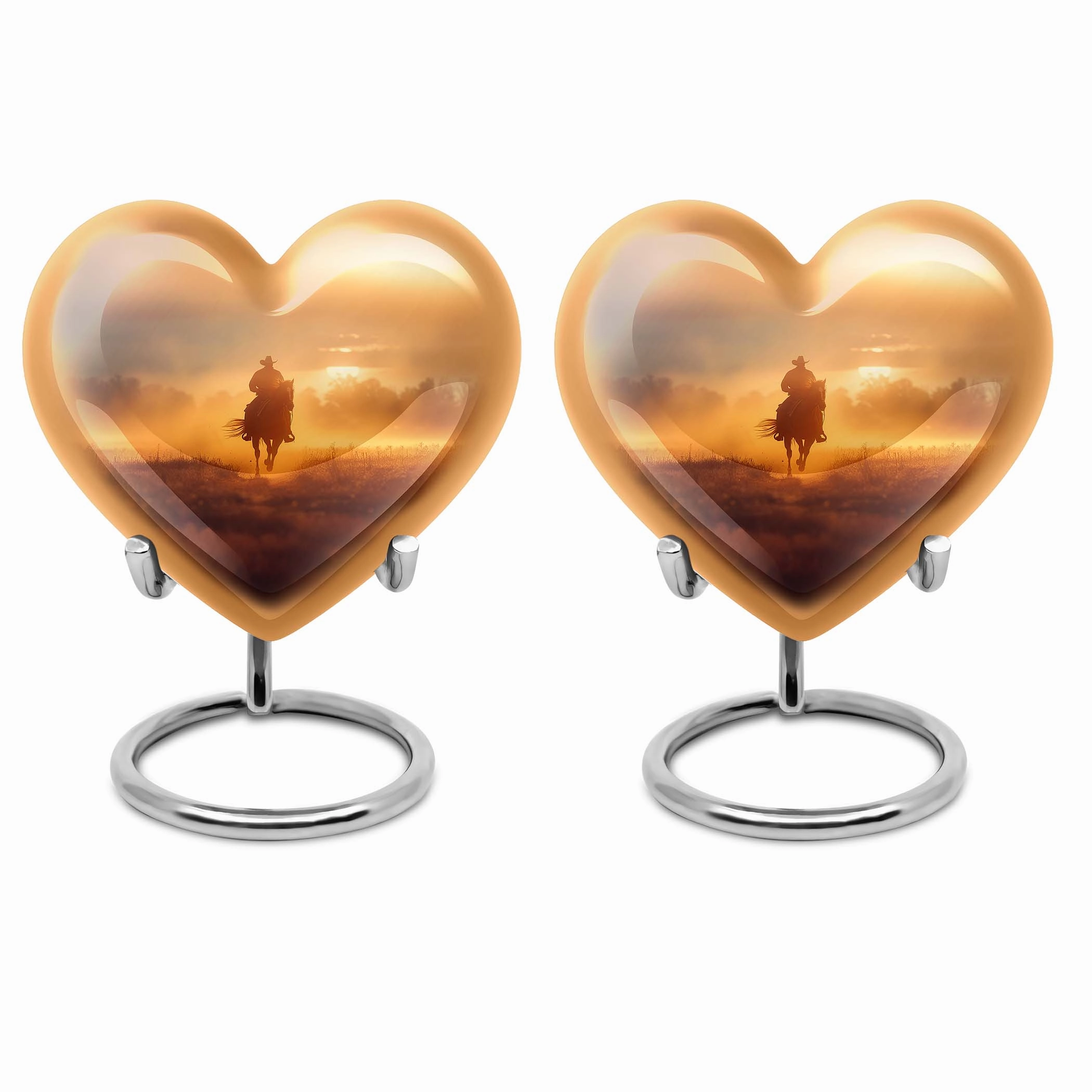 Cowboy Cremation Adult Urns For Human Ashes Women Memorial & Funeral Urn