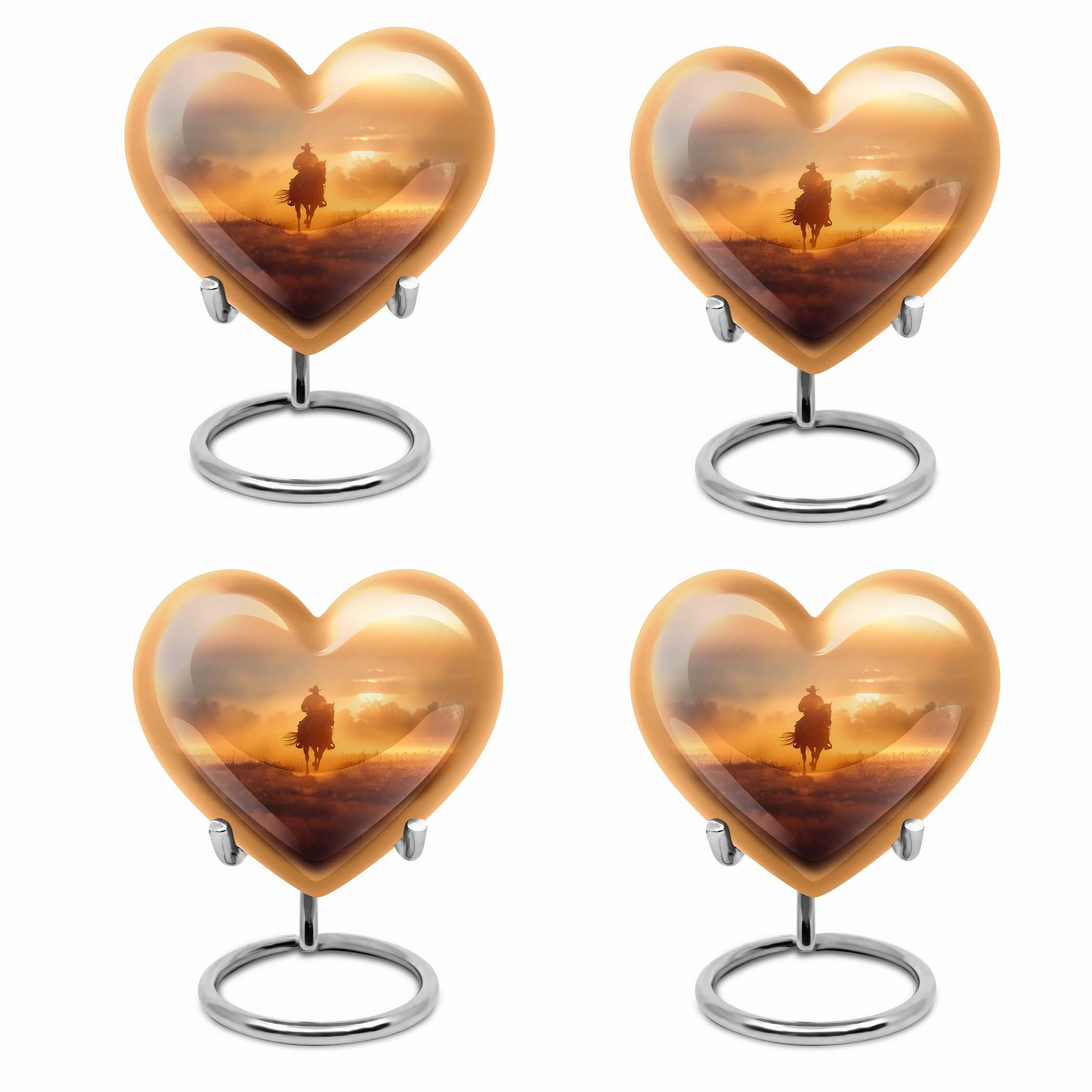 Cowboy Cremation Adult Urns For Human Ashes Women Memorial & Funeral Urn
