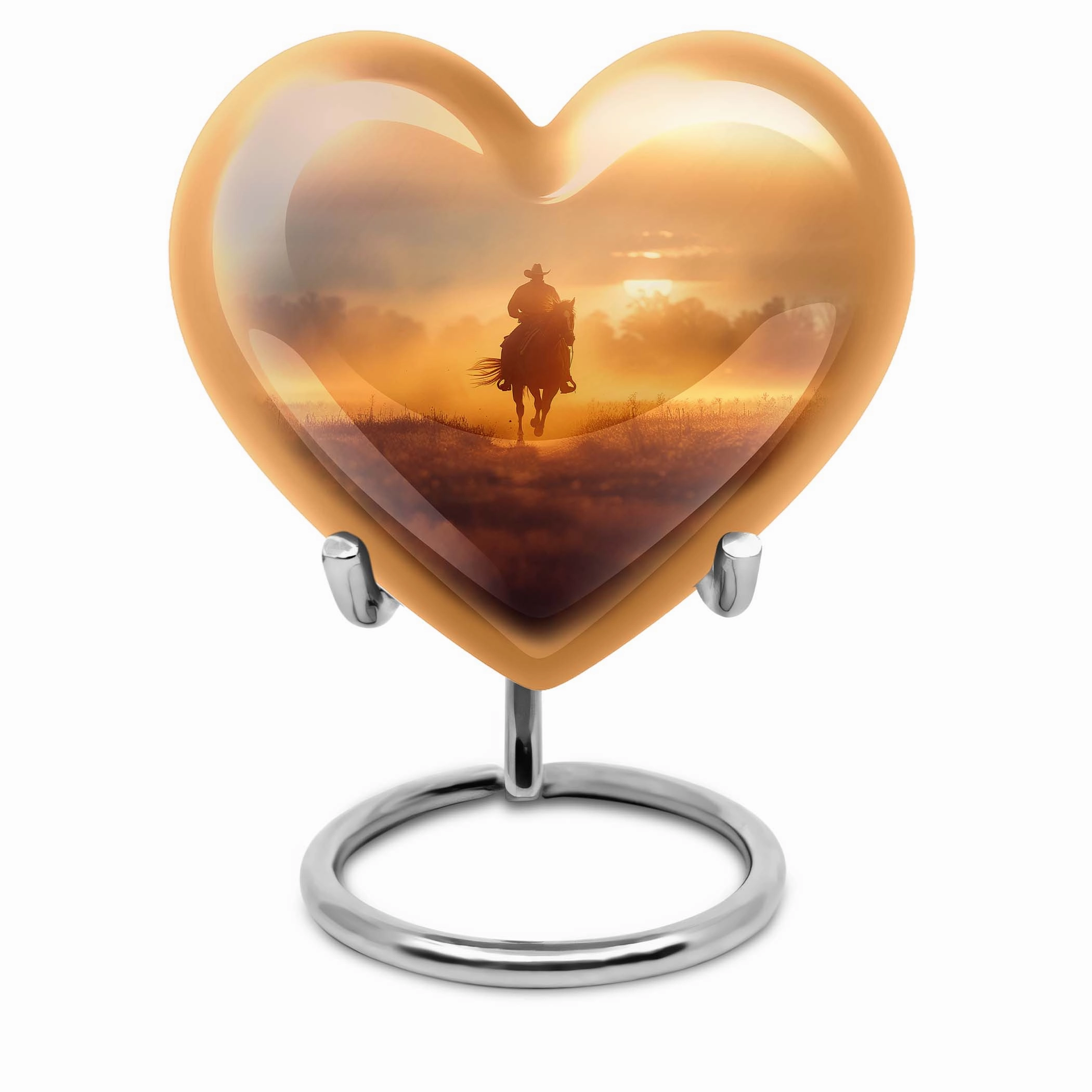 Cowboy Cremation Adult Urns For Human Ashes Women Memorial & Funeral Urn