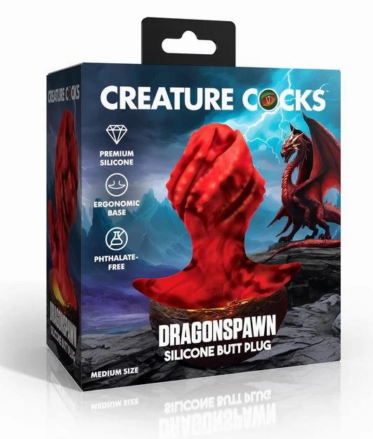 Creature Cocks Dragonspawn Silicone Butt Plug - Medium