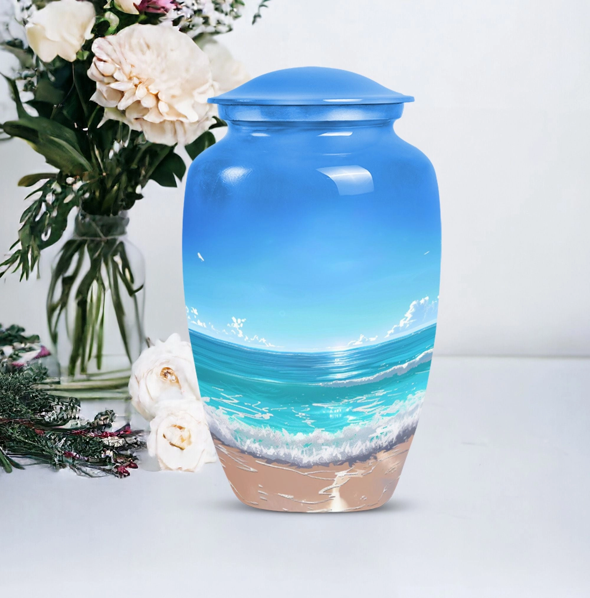 Crestal Oasis Beach Urn: Your Premium Adult Cremation Solution
